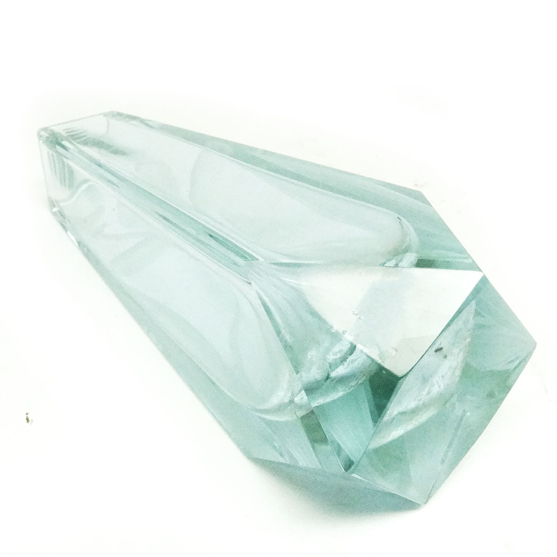 Wazon Art Nouveau, szkło kryształowe aleksandrytowe, Moser, Czechy, początek XX w. - 115786