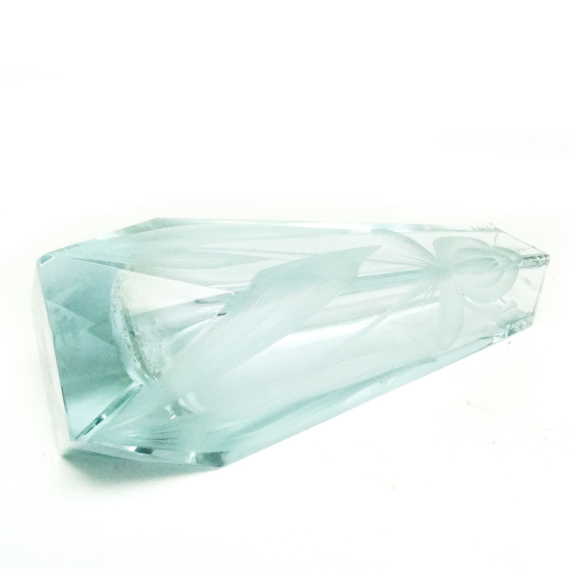 Wazon Art Nouveau, szkło kryształowe aleksandrytowe, Moser, Czechy, początek XX w. - 115787