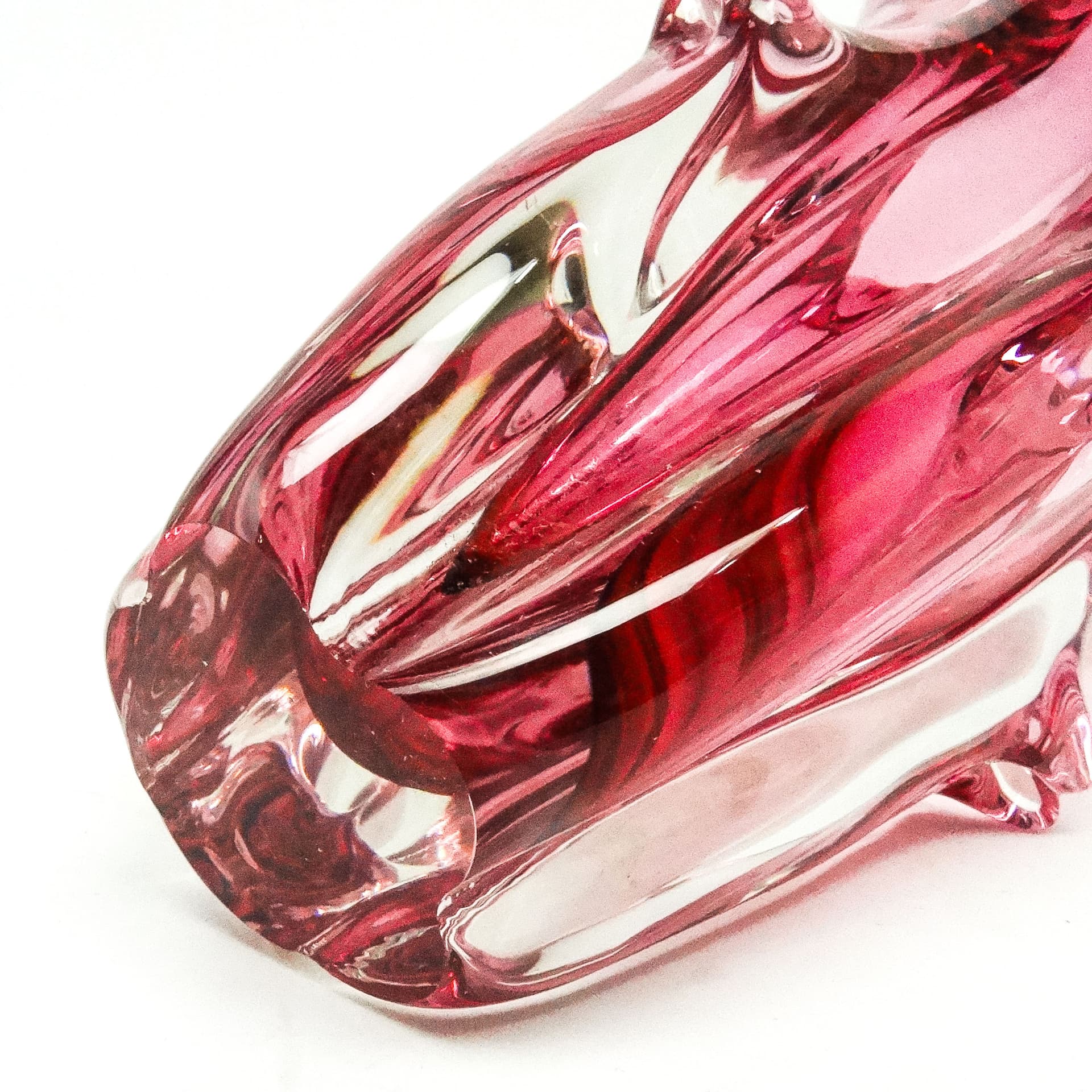 Wazon Murano, mid-century modern, szkło, proj. F. Poli, Włochy, lata 50. - 115854