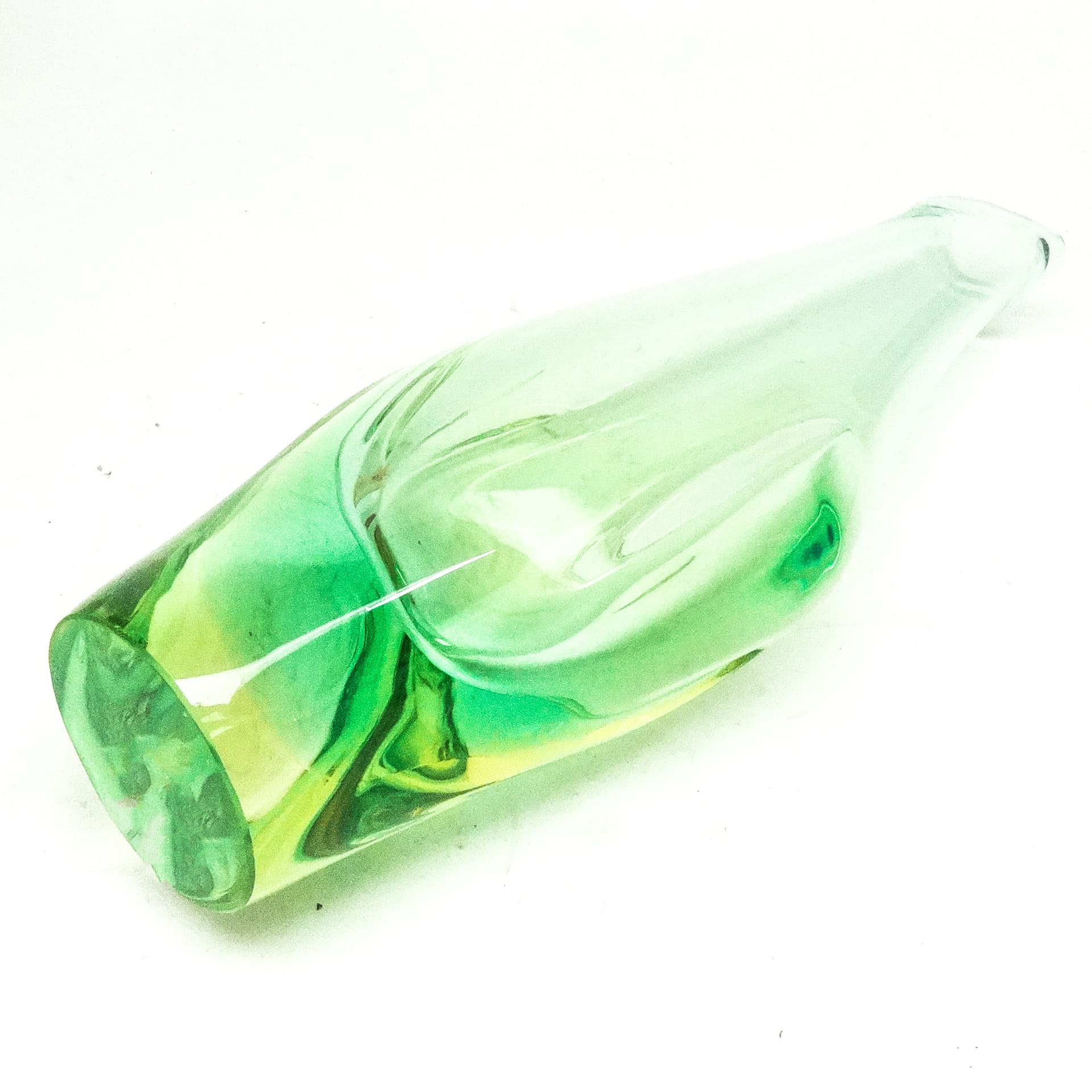 Wazon mid-century modern, szkło, Huta Zelezny Brod, Czechosłowacja, lata 50. - 115870