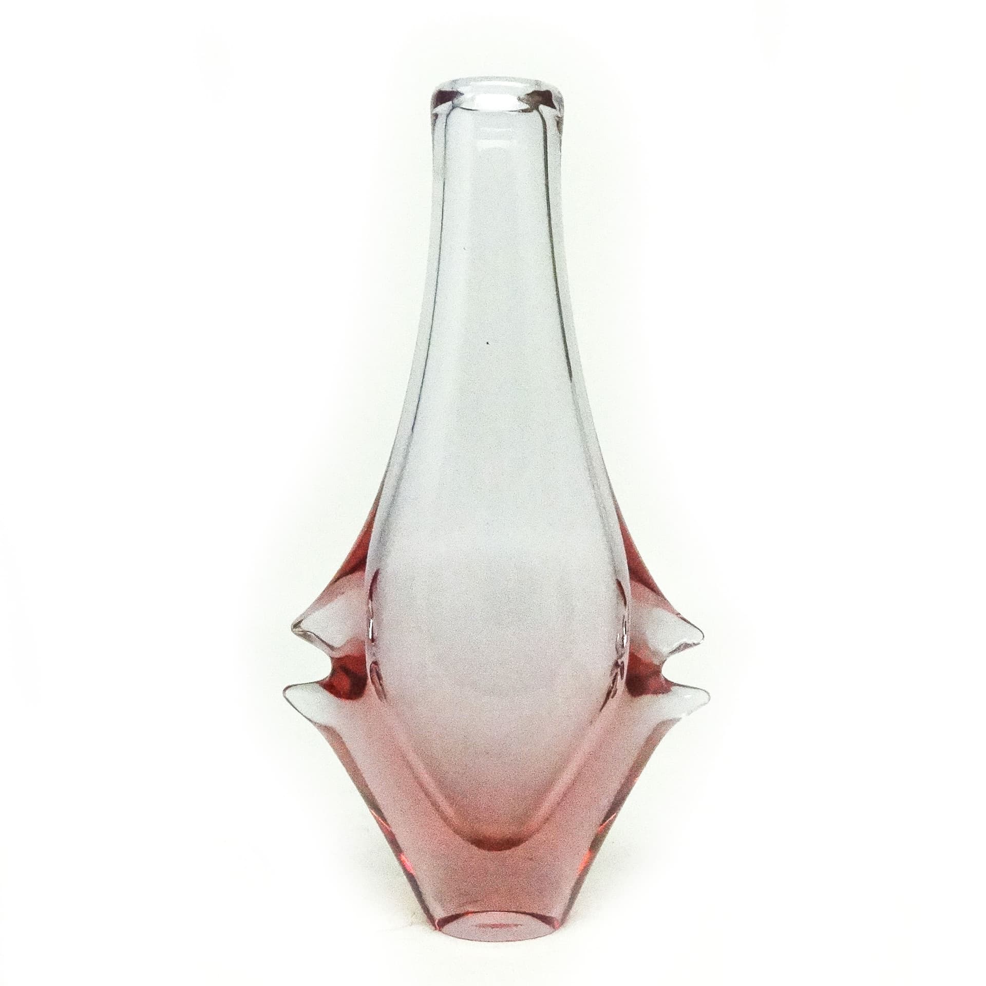 Wazon mid-century modern, szkło, Czechosłowacja, lata 50. - 115877