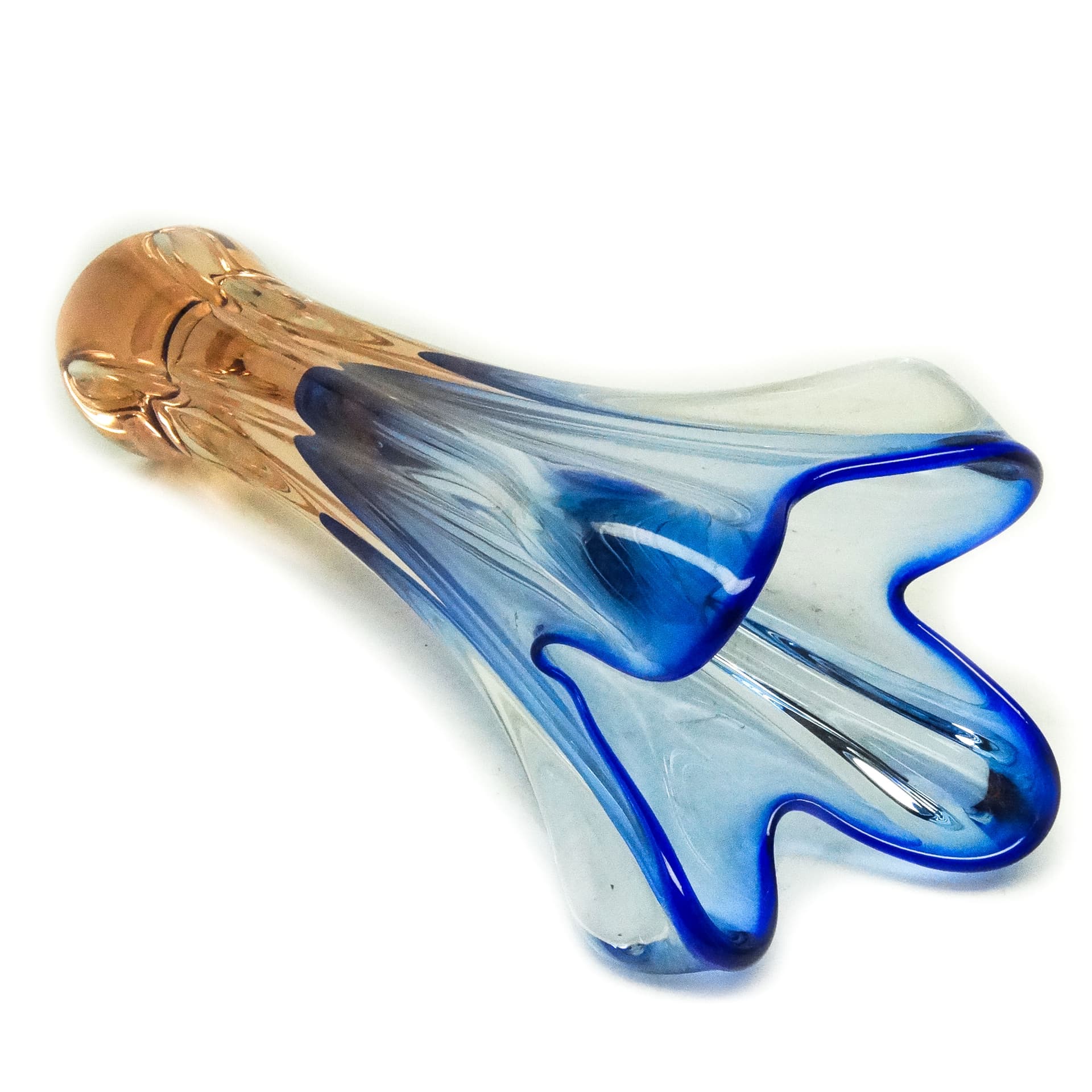 Wazon, mid-century modern, szkło, proj. J. Hospodka, Czechosłowacja, lata 60. - 115909