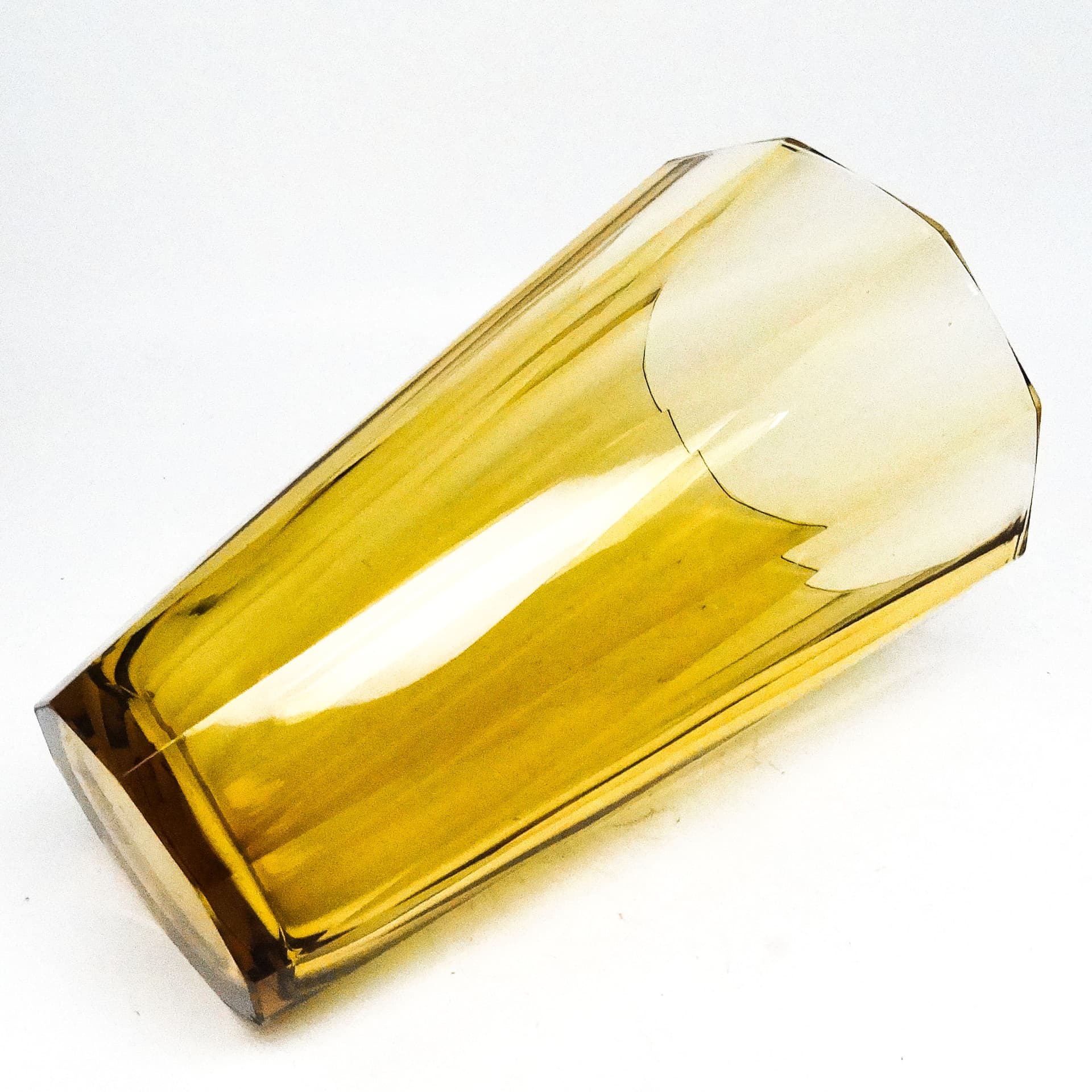 Wazon Art Deco, kryształ, Bohemia, Czechosłowacja, lata 30. - 115997