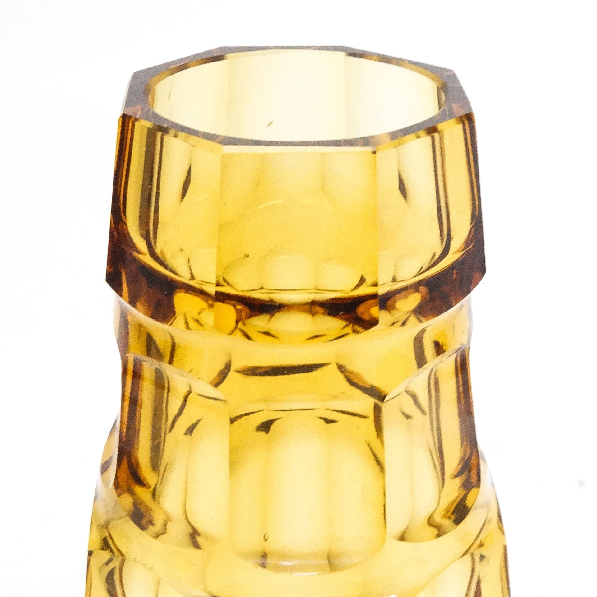 Wazon Art Deco, kryształ, Moser, Czechosłowacja, lata 30. - 116083