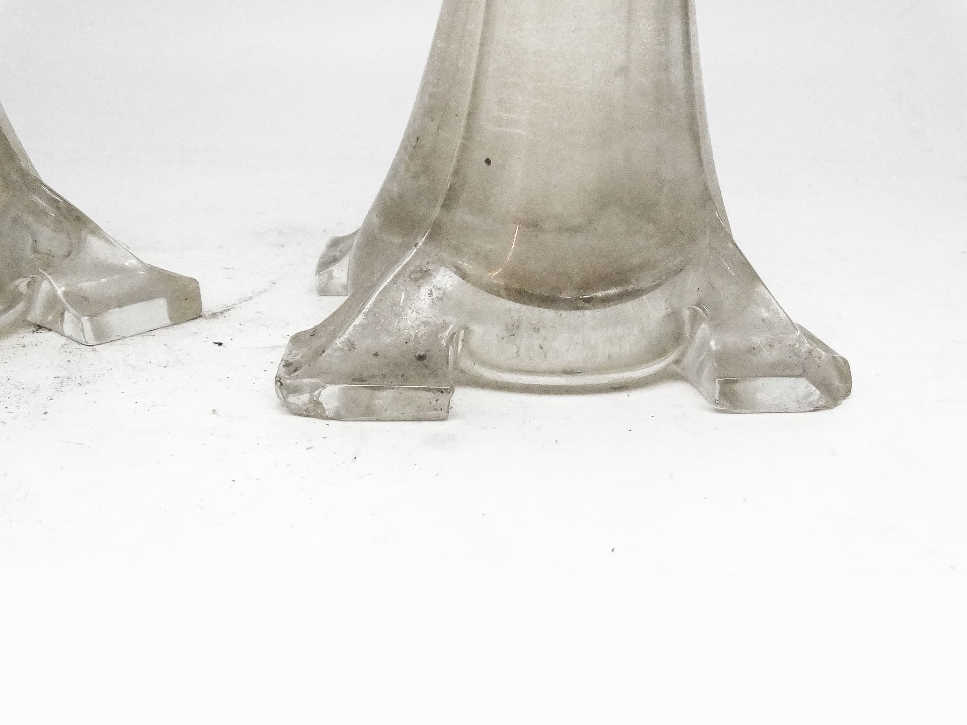 Para wazonów, Art Nouveau, szkło prasowane, Szwecja, początek XX w. - 116093