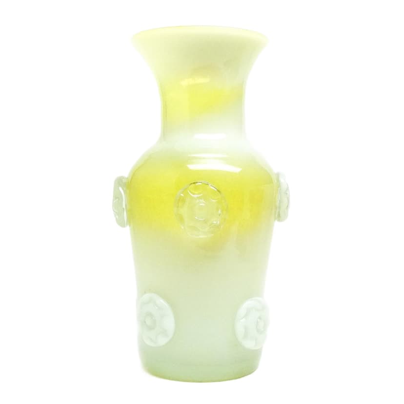 Wazon Mid-century modern, szkło, proj. J. Słuczan-Orkusz, Polska, lata 70.