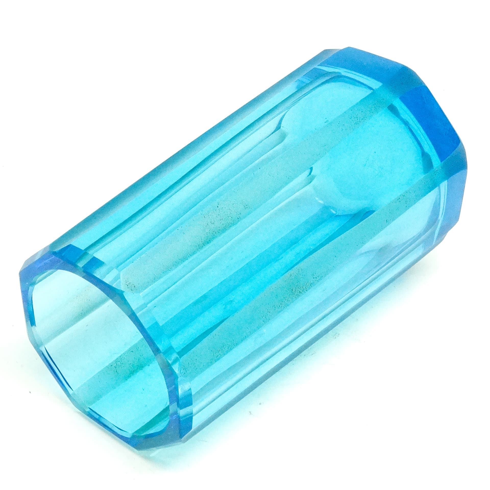 Wazon Art Deco, kryształ, Bohemia, Czechosłowacja, lata 30. - 116194