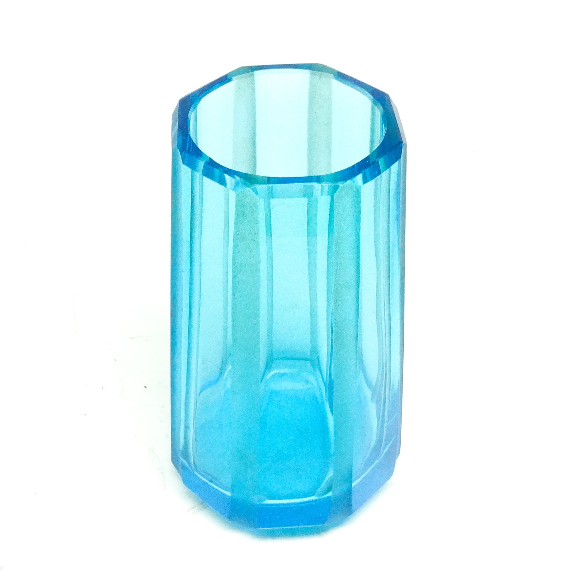 Wazon Art Deco, kryształ, Bohemia, Czechosłowacja, lata 30. - 116193