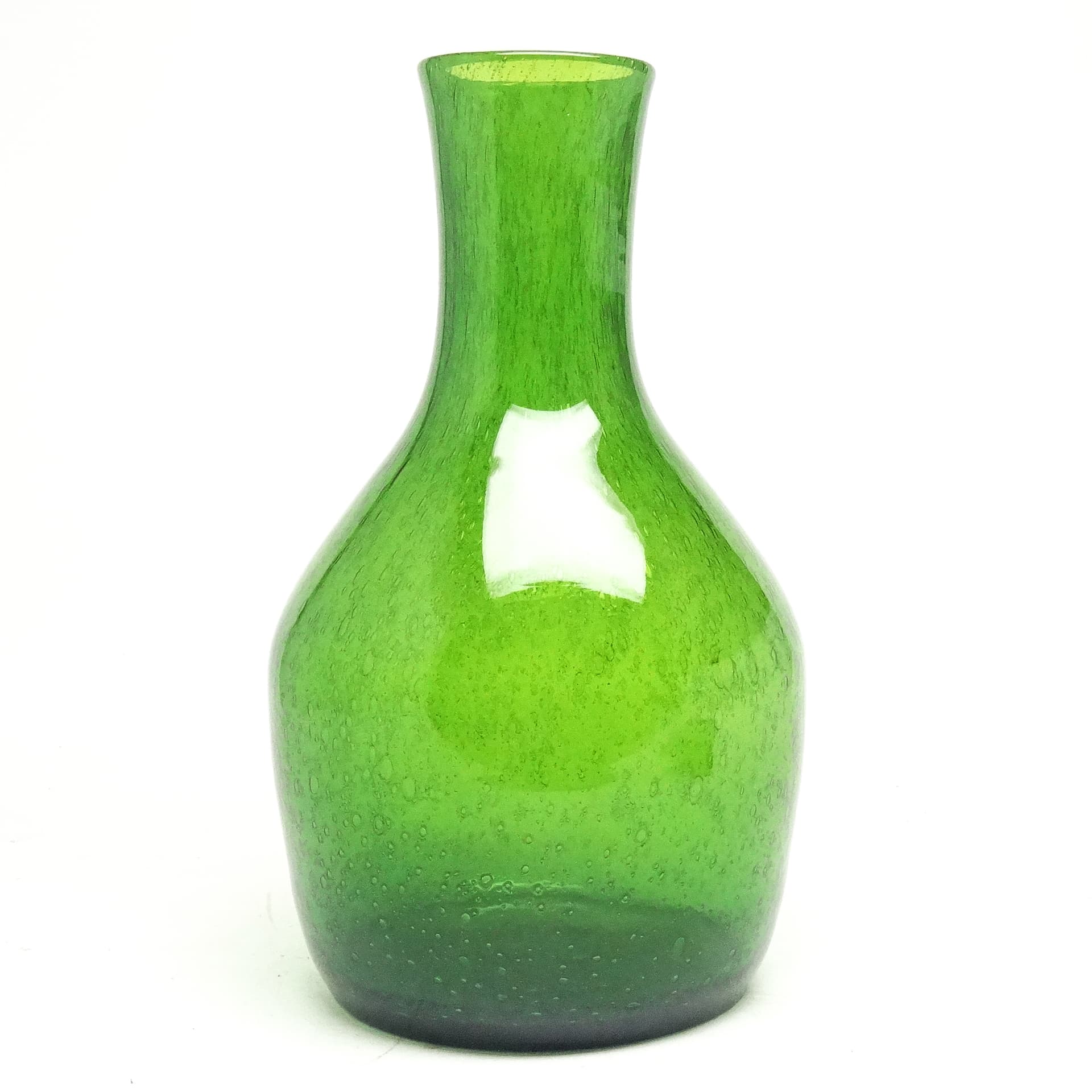 Wazon Butla, mid-century modern, szkło antico zielone, proj. Z. Horbowy, Polska, lata 70. - 116258