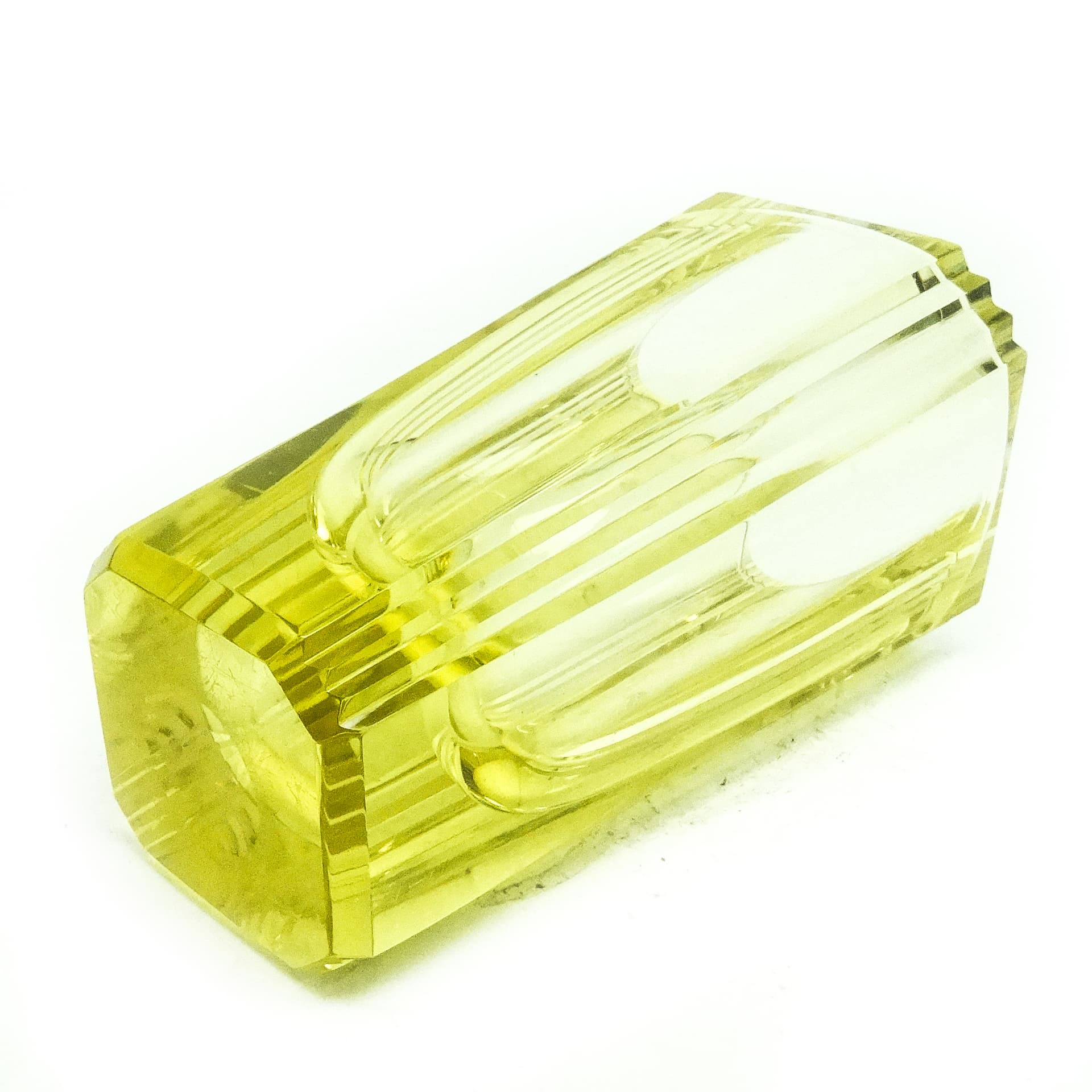 Wazon Art Deco, kryształ, Moser, Czechosłowacja, lata 30. - 116337