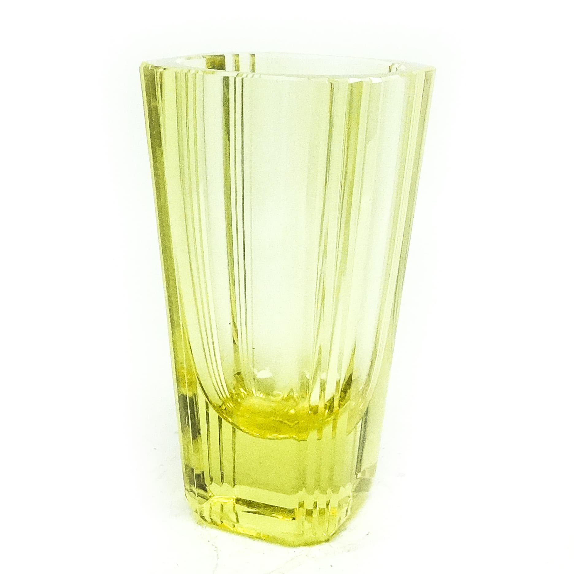 Wazon Art Deco, kryształ, Moser, Czechosłowacja, lata 30. - 116332