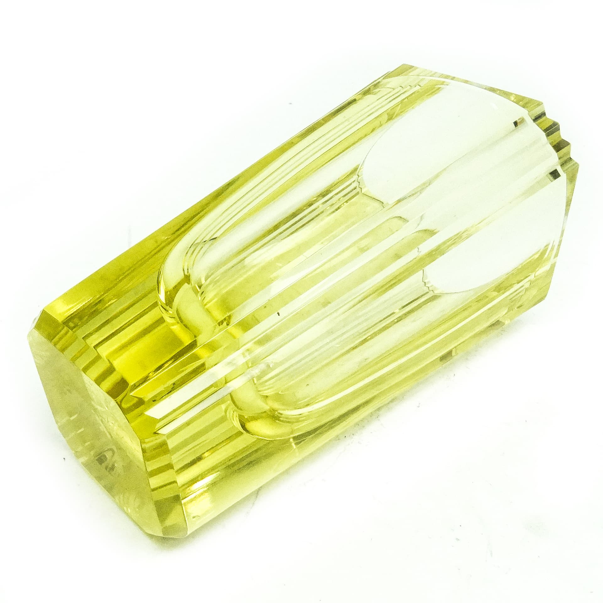 Wazon Art Deco, kryształ, Moser, Czechosłowacja, lata 30. - 116339