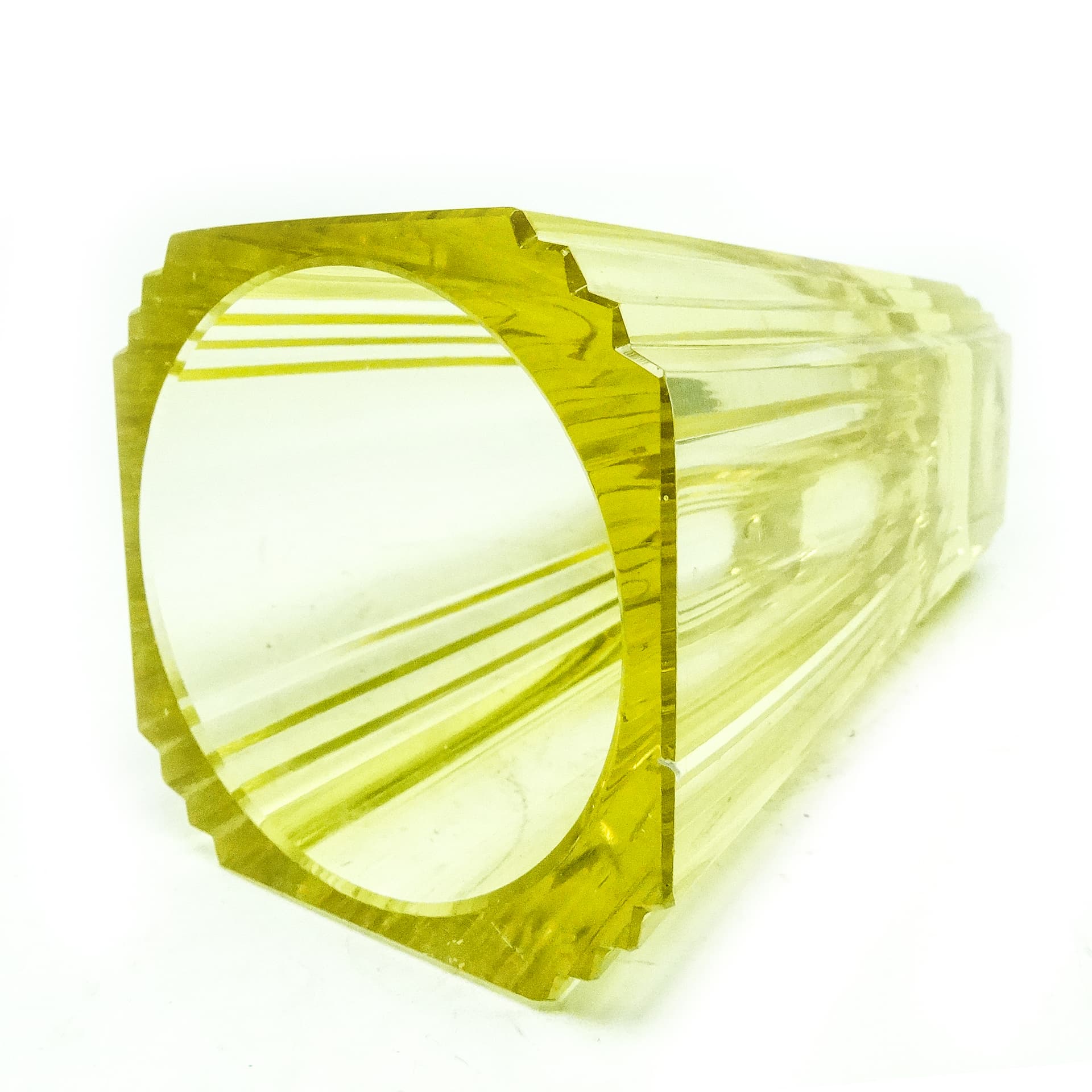 Wazon Art Deco, kryształ, Moser, Czechosłowacja, lata 30. - 116338