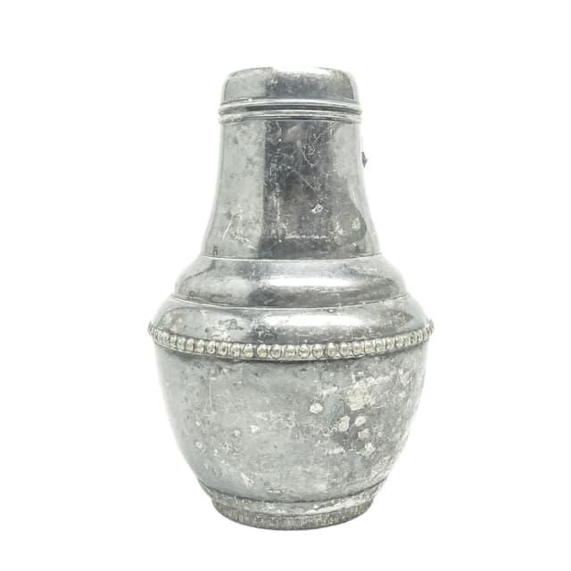 Wazon Art Deco, mosiądz srebrzony, Szwecja, lata 30. - WYMIARY