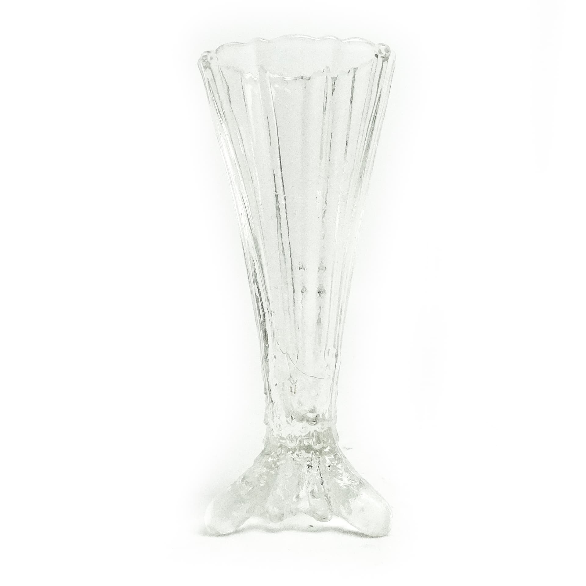 Wazon Art Deco, szkło transparentne, Polska, lata 30. - 116376