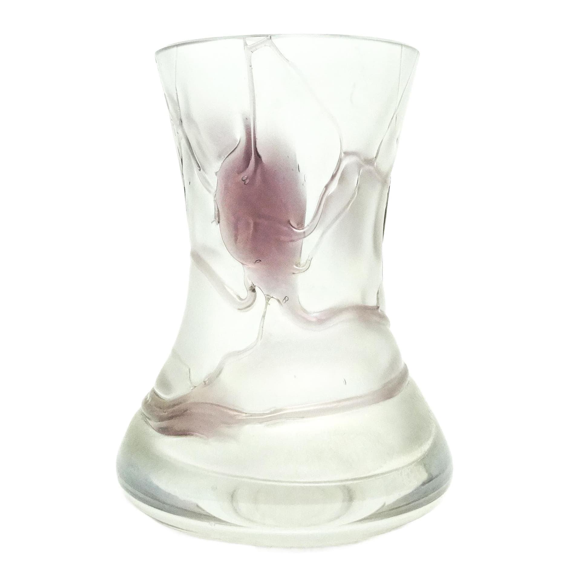 Wazon Art Nouveau, szkło, Niemcy, lata 70.