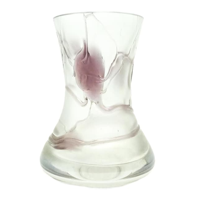 Wazon Art Nouveau, szkło, Niemcy, lata 70. - WYMIARY