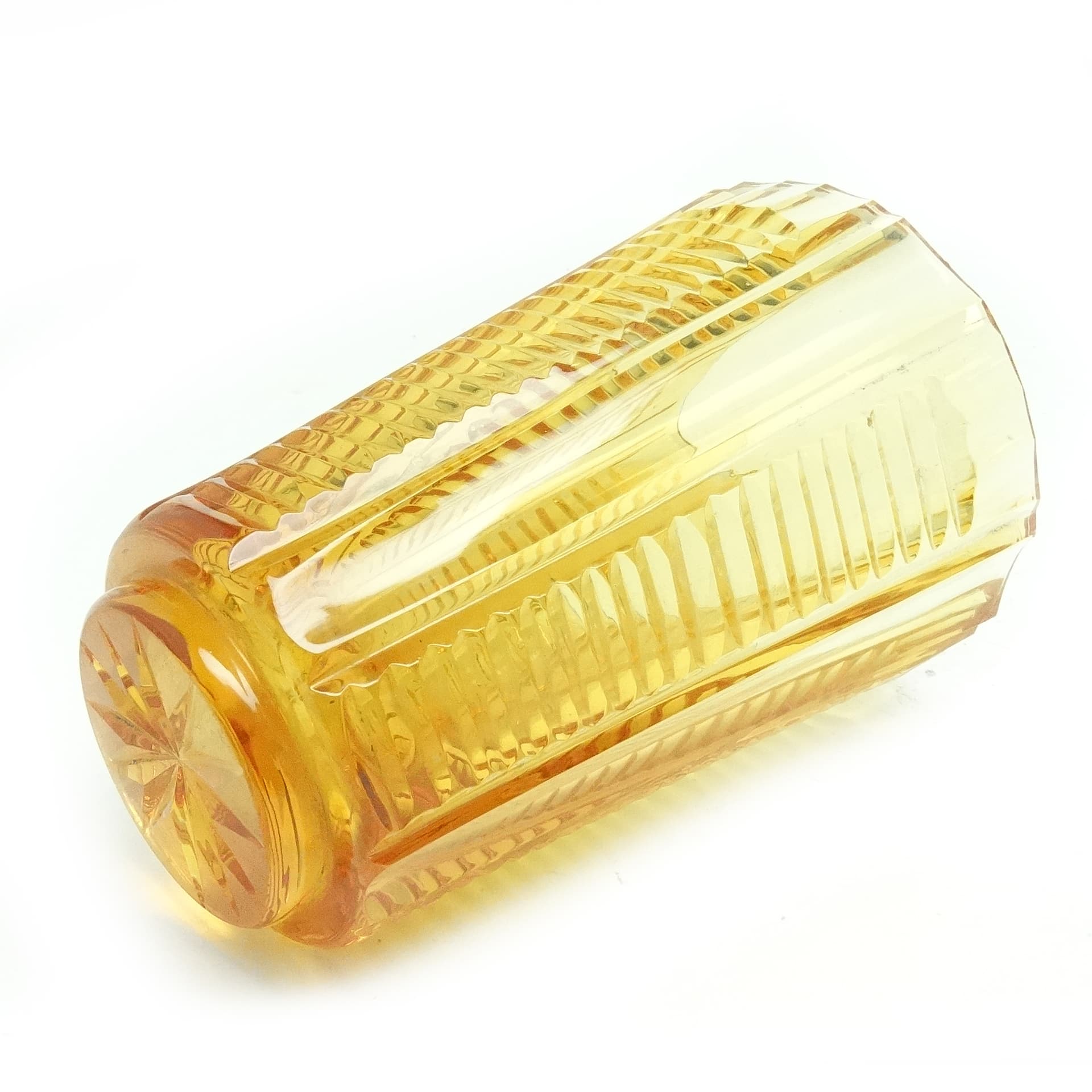 Wazon Art Deco, kryształ, Bohemia, Czechy, lata 30. - 116547