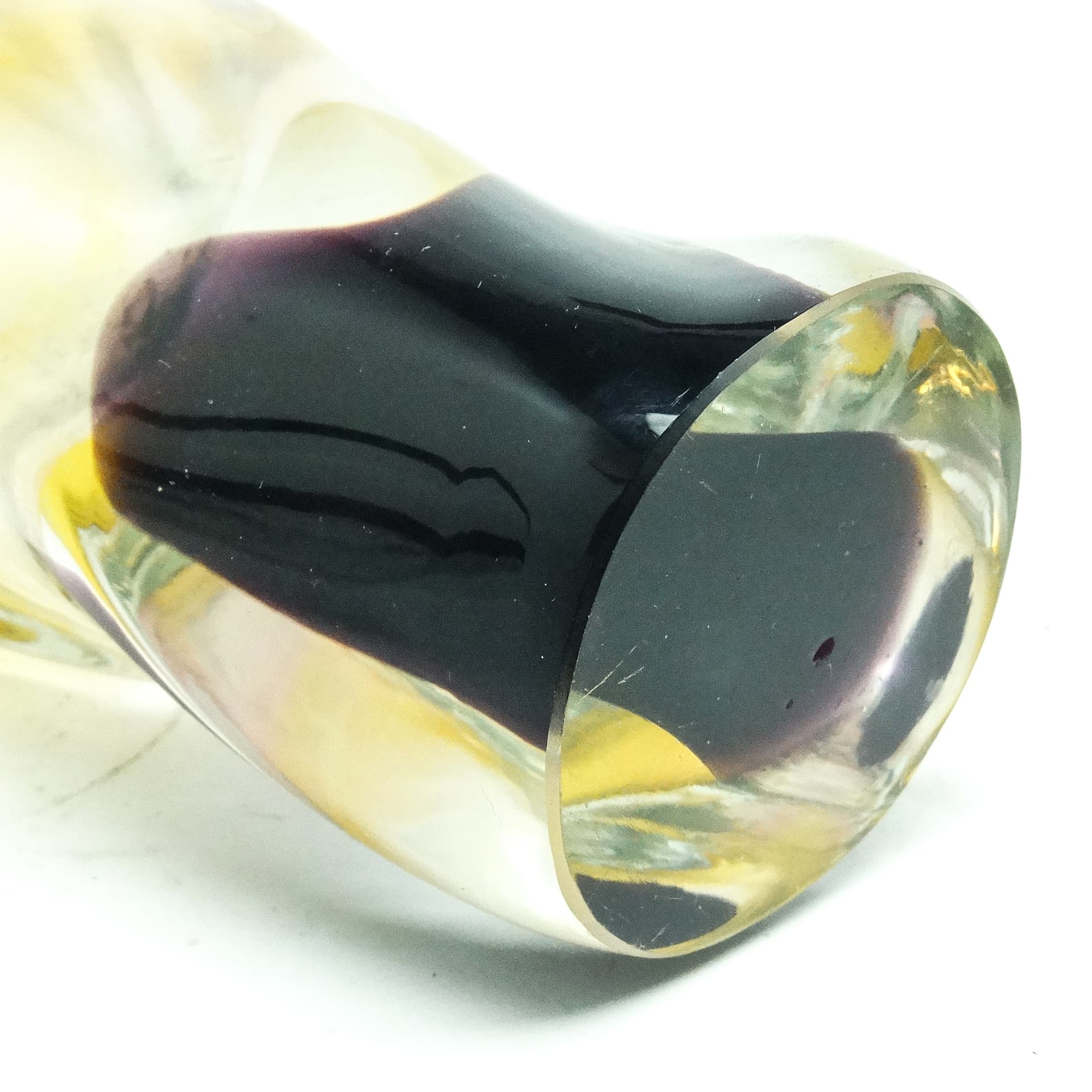 Wazon mid-century modern, szkło, proj. I. Suhajek, Czechosłowacja, lata 60. - 116579