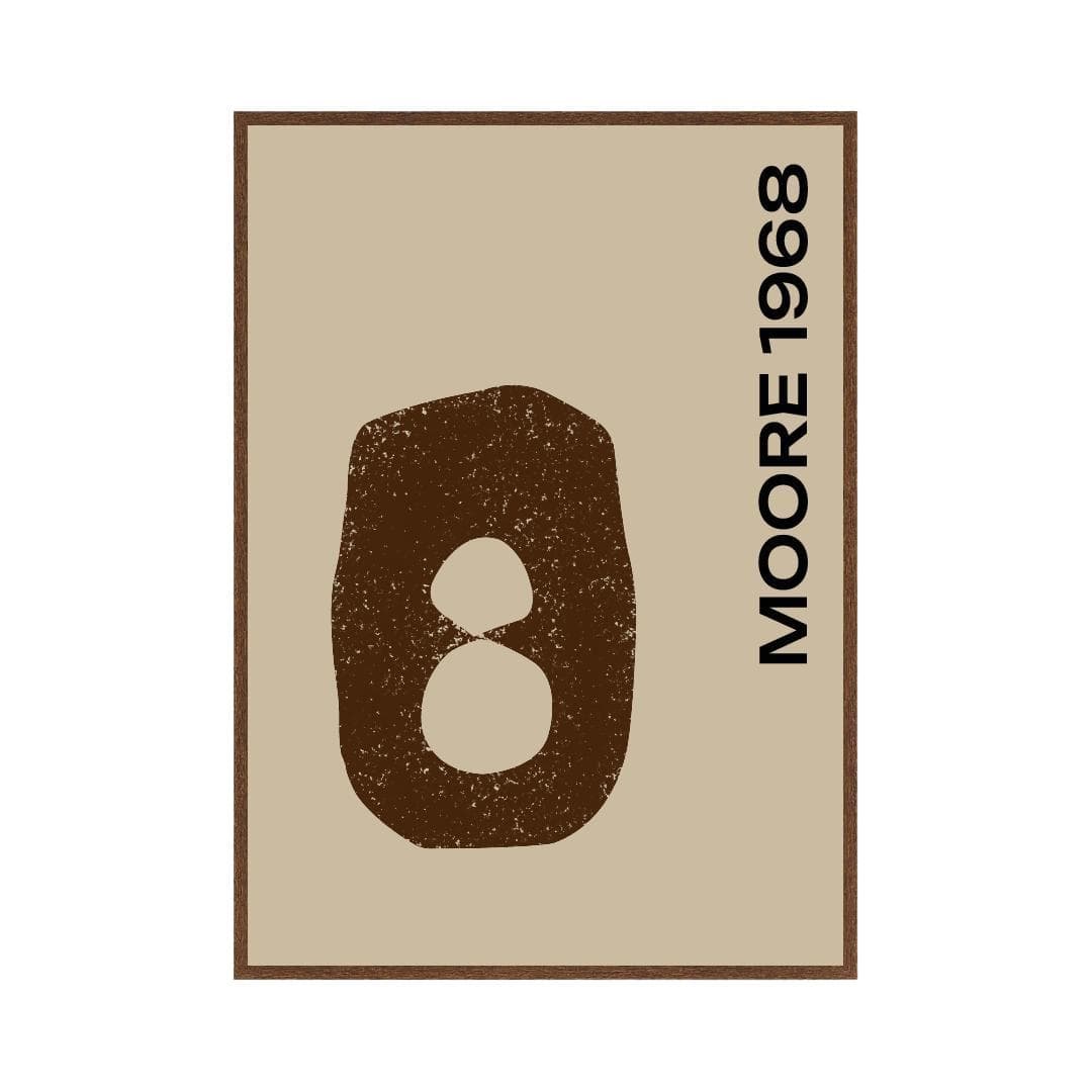 Plakat Moore 40x50 cm, aut. K. Jasińska, GRA-FIKA - 124237