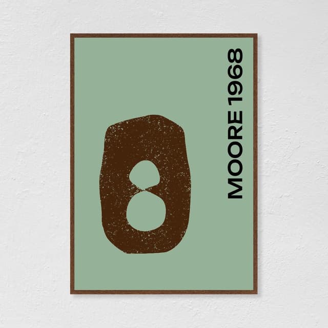 Poster Moore 40x50 cm, by K. Jasińska, GRA-FIKA - DIMENSION