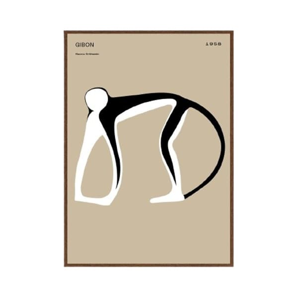 Plakat Gibon 40x50 cm, aut. K. Jasińska, GRA-FIKA - 124400