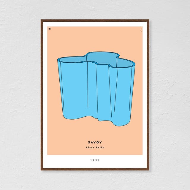 Plakat Savoy 50x70 cm, aut. K. Jasińska, GRA-FIKA - WYMIARY