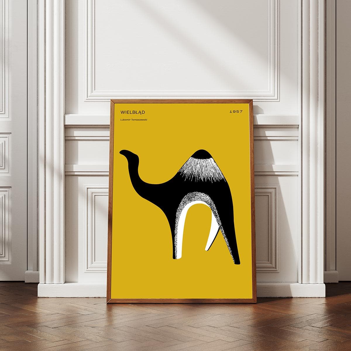 Plakat Wielbłąd 40x50 cm, aut. K. Jasińska, GRA-FIKA - 123398