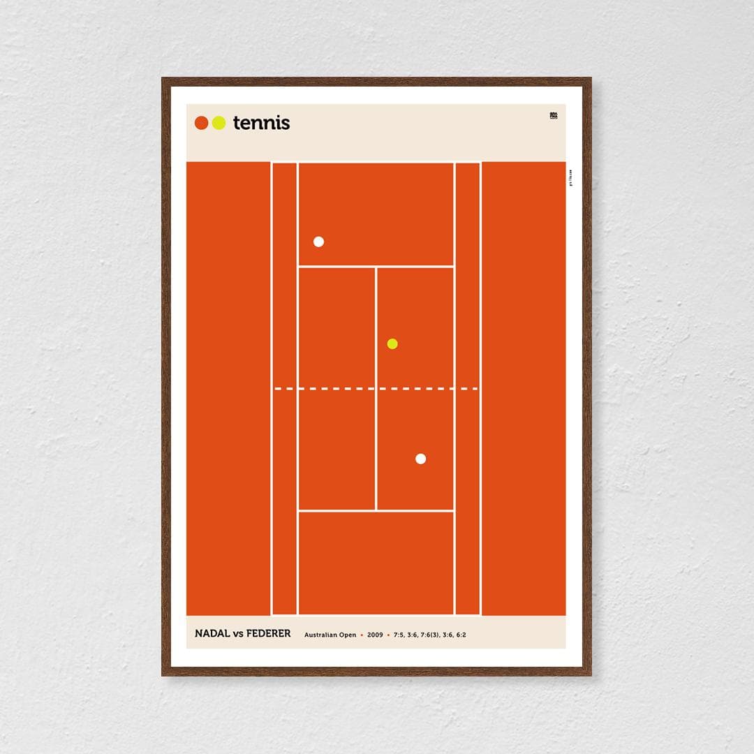 Plakat Tennis 50x70 cm, aut. K. Jasińska, GRA-FIKA