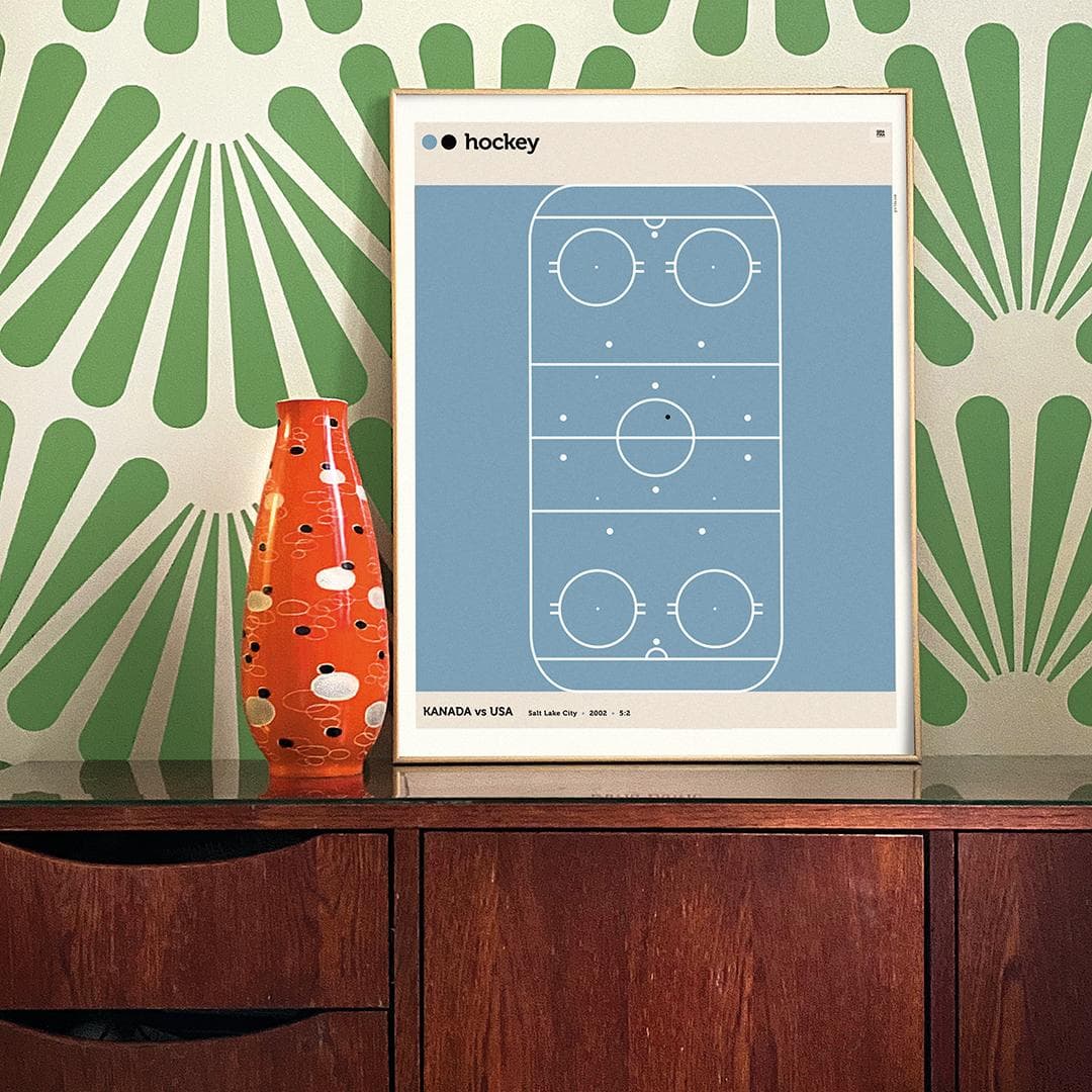 Poster Hockey 50x70 cm, by K. Jasińska, GRA-FIKA - 123362