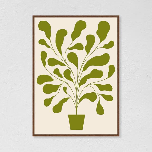 Poster Fikus 40x50 cm, by K. Jasińska, GRA-FIKA - DIMENSION