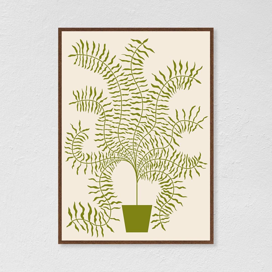 Plakat Paprotka 50x70 cm, aut. K. Jasińska, GRA-FIKA