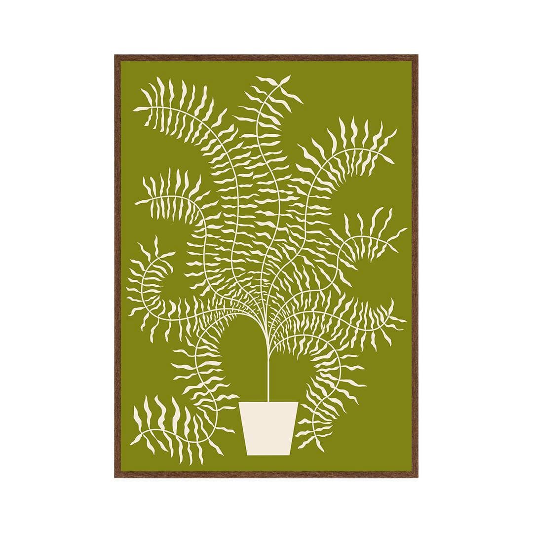 Plakat Paprotka / Khaki 2 40x50, aut. K. Jasińska, GRA-FIKA - 124321