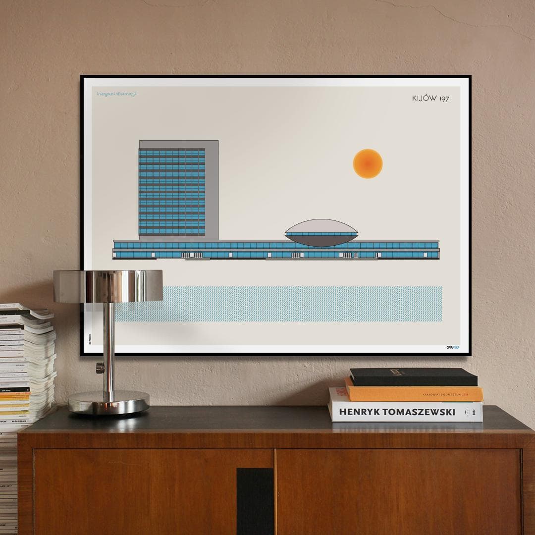 Plakat Instytut Informacji / Kijów 70x50 cm, aut. K. Jasińska, GRA-FIKA - 123614