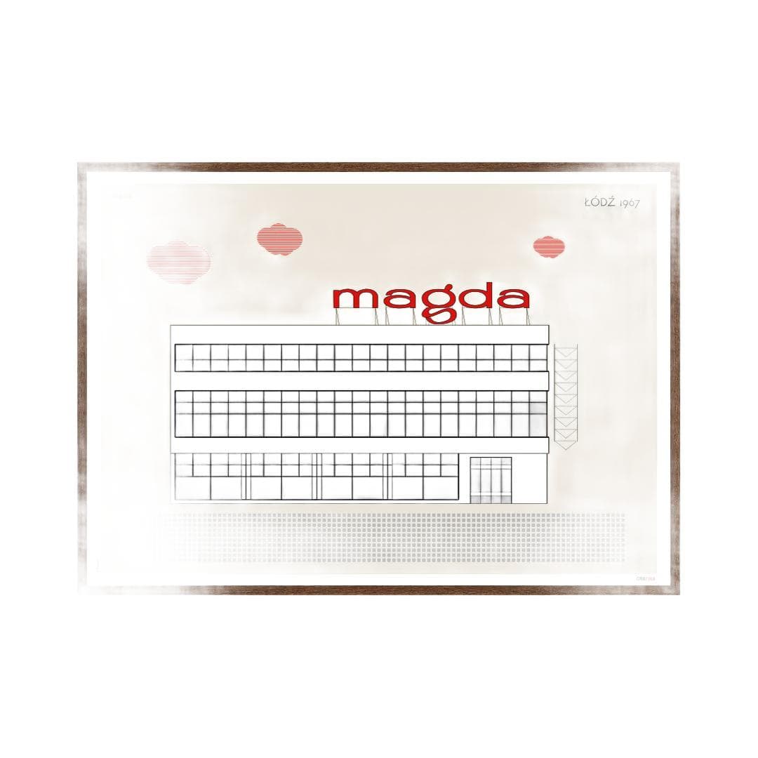 Plakat Magda / Łódź 70x50, aut. K. Jasińska, GRA-FIKA - 124276