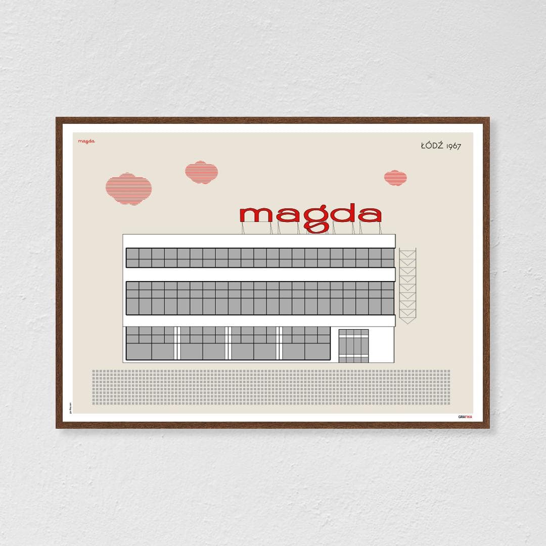 Plakat Magda / Łódź 70x50, aut. K. Jasińska, GRA-FIKA