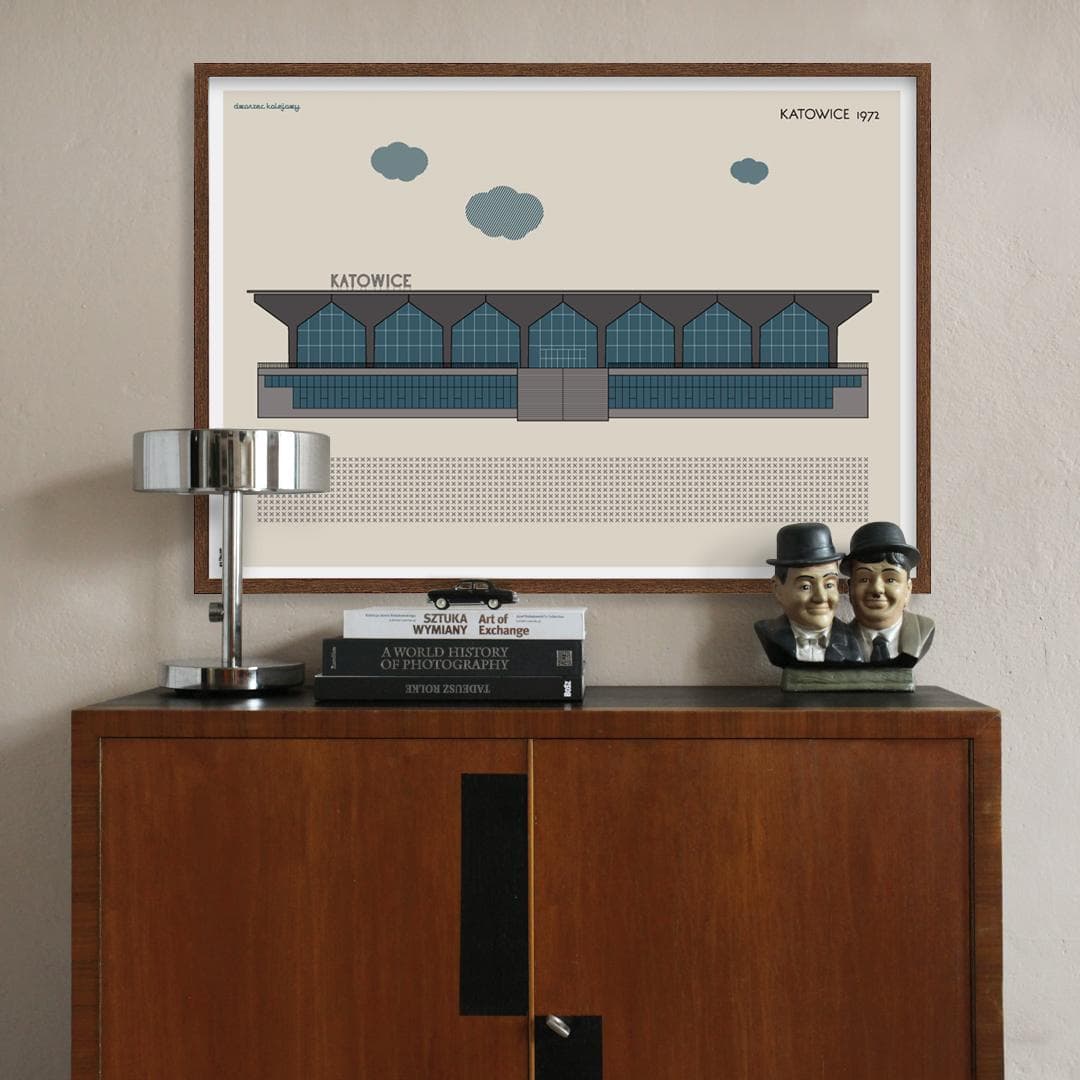 Plakat Brutal / Katowice 70x50 cm, aut. K. Jasińska, GRA-FIKA - 123656