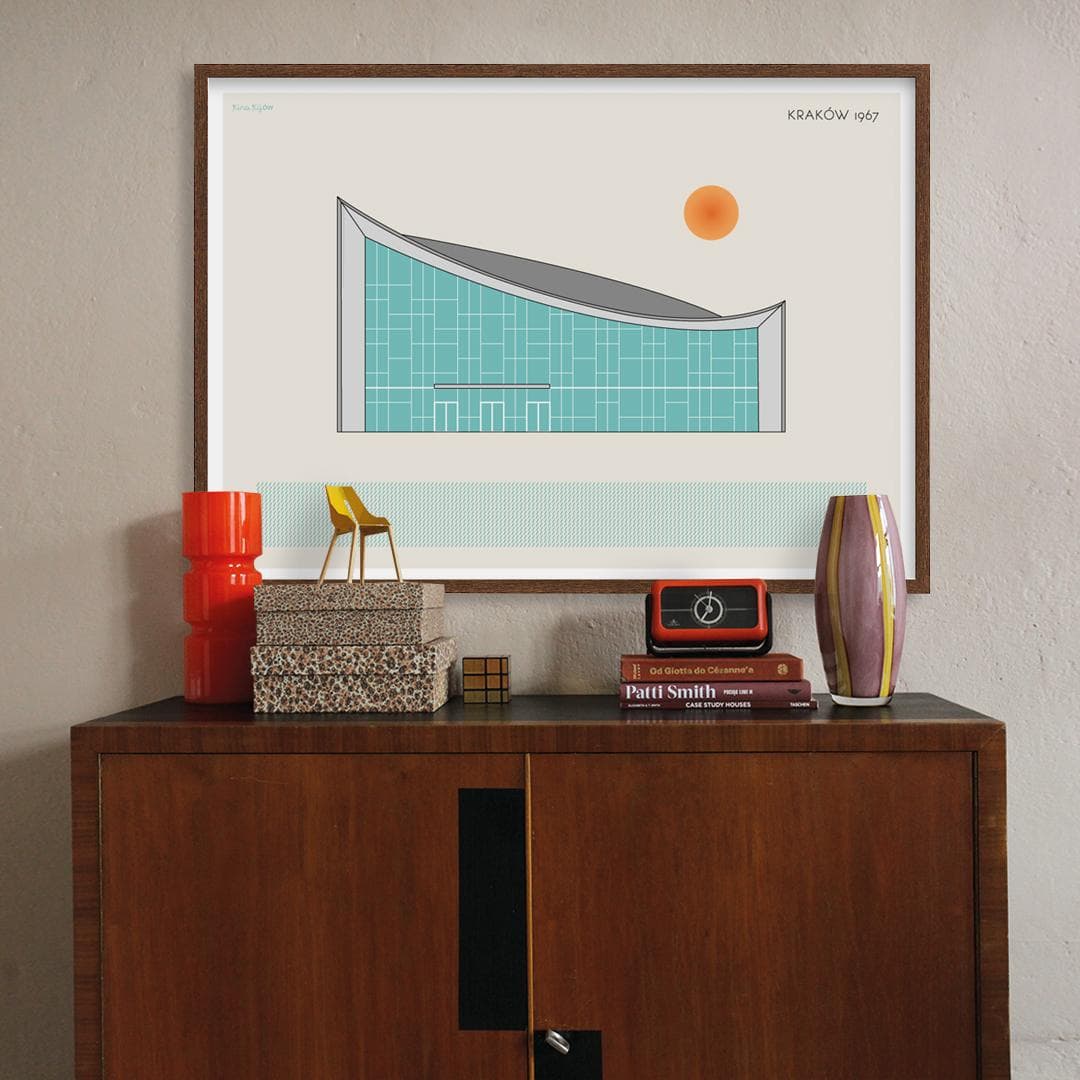 Plakat Kino Kijów / Kraków 70x50, aut. K. Jasińska, GRA-FIKA - 123682