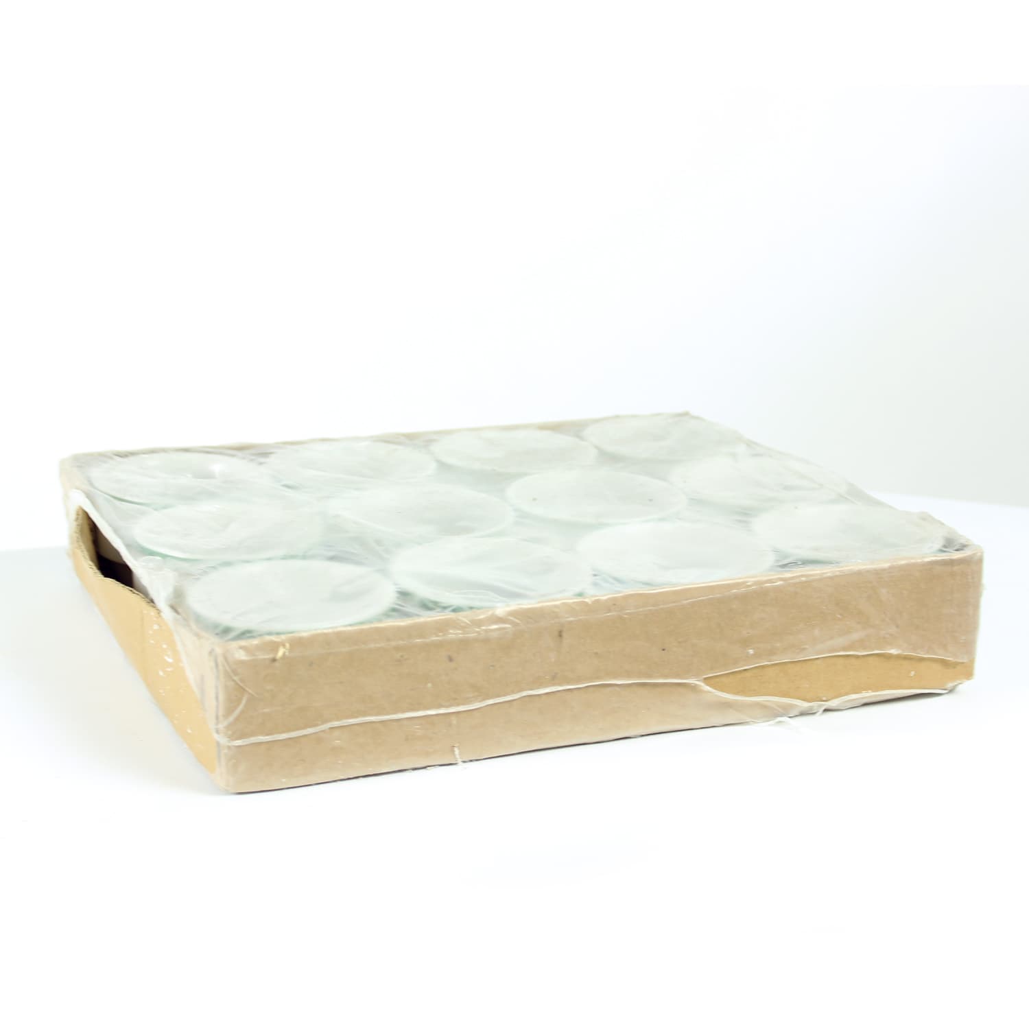 Zestaw filiżanek, biały z zielonym rantem, porcelana, Lubiana, Polska, lata 60. - 123774