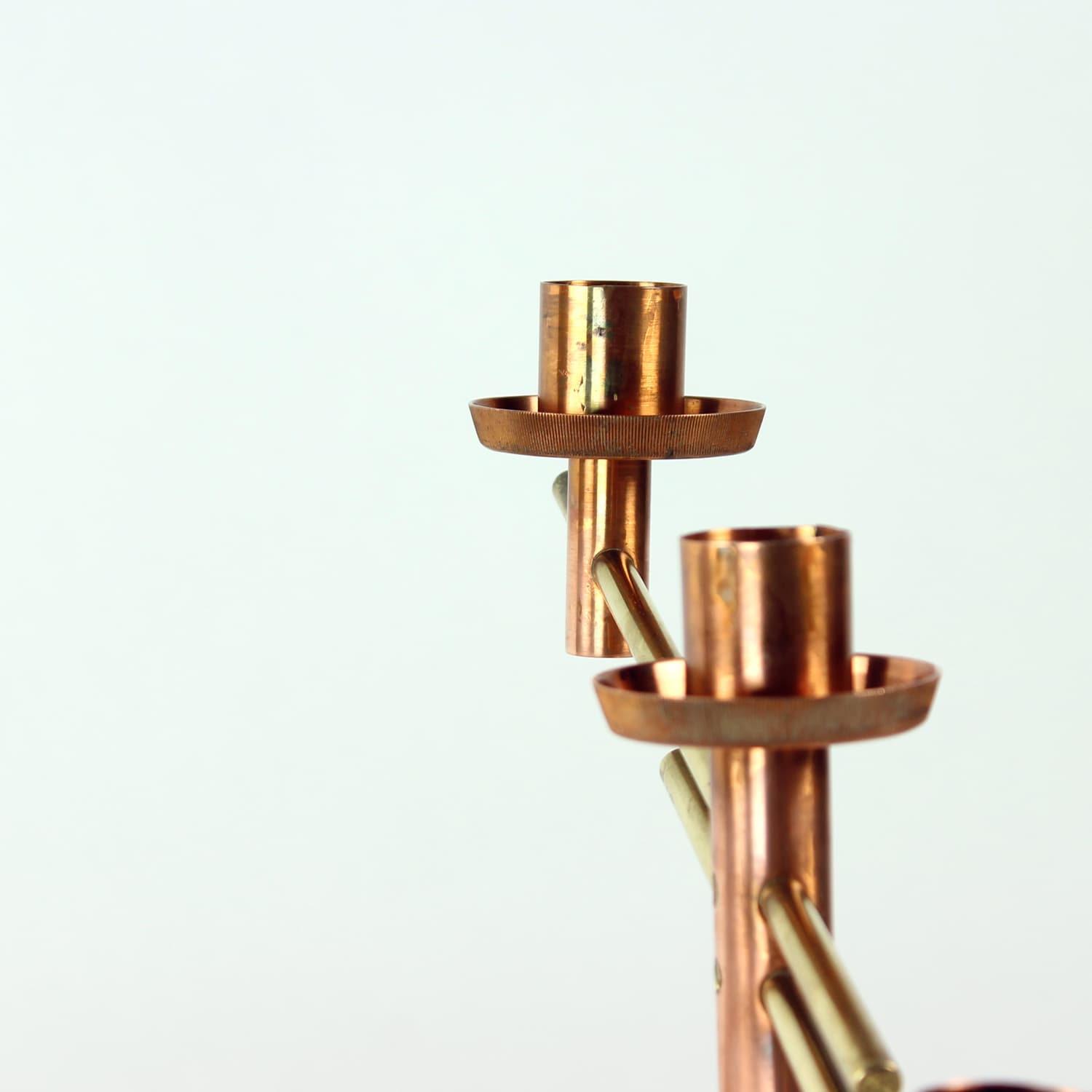 Candlestick, copper brass, Czechoslovakia, 1970s. - 123812