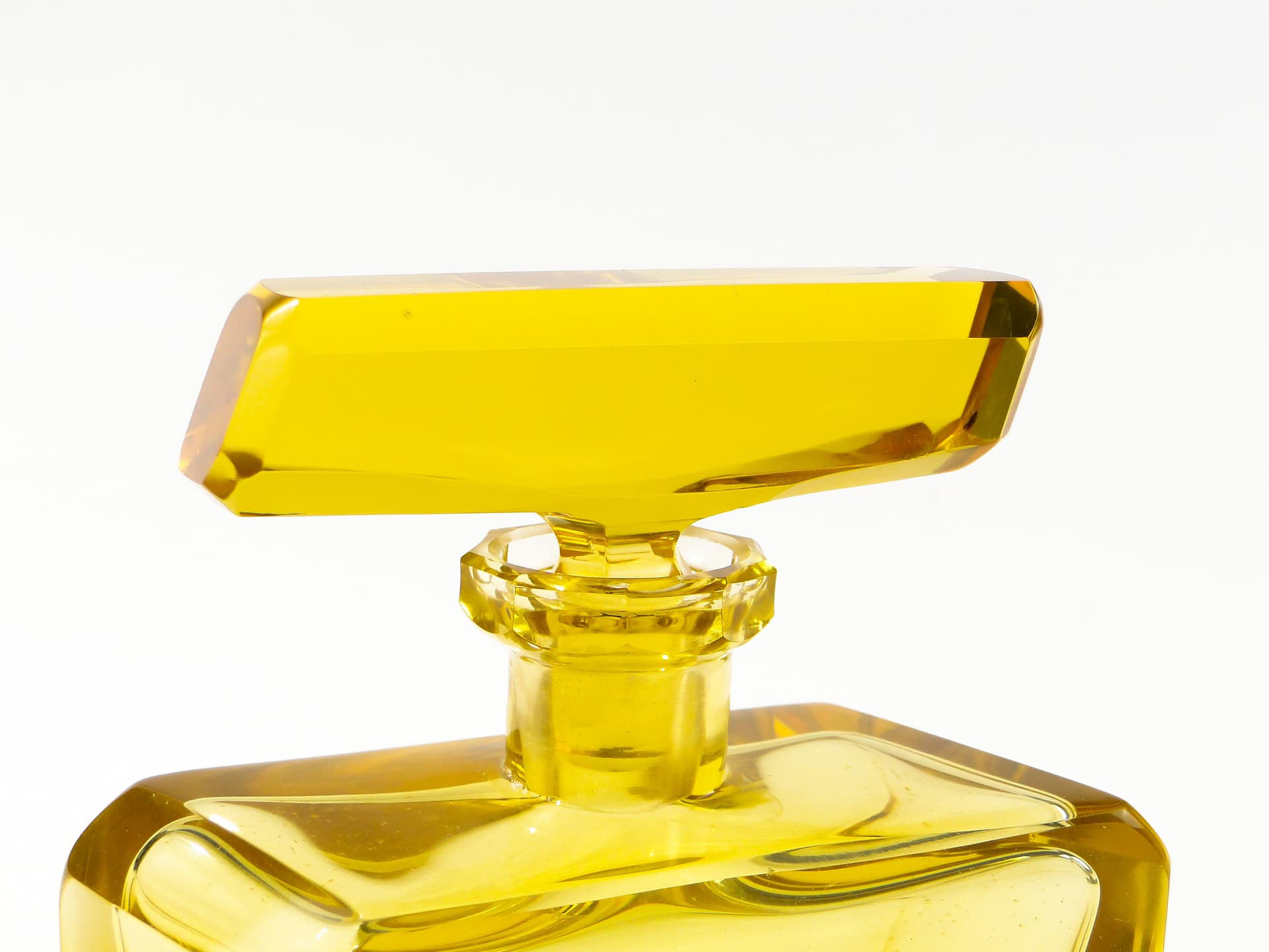 Sześcienna karafka kryształowa, flakon na perfumy, Moser - 123910