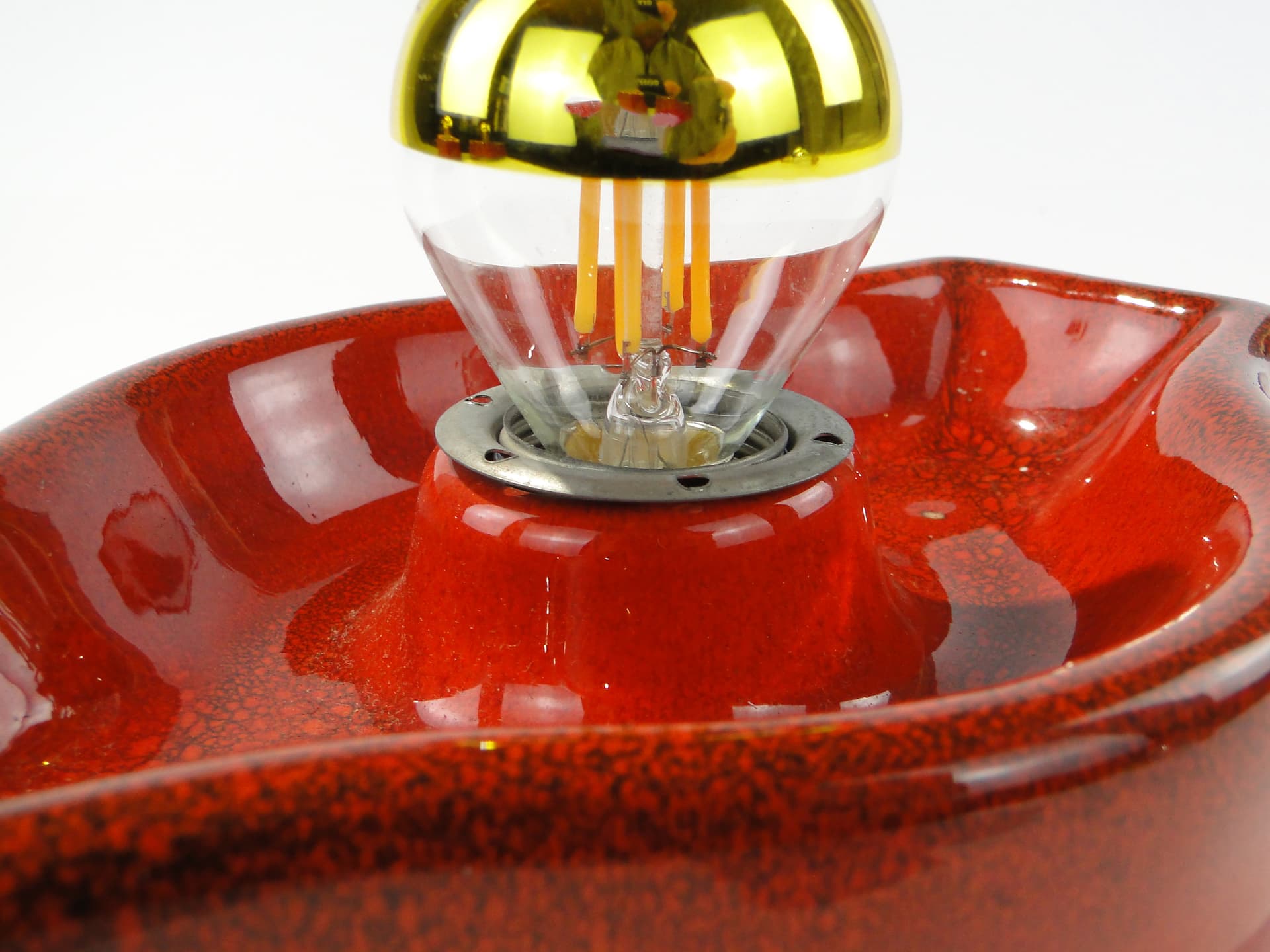 Zestaw 3 lamp ściennych ceramika glazurowana Mid-Century Modern l.50 - 123988