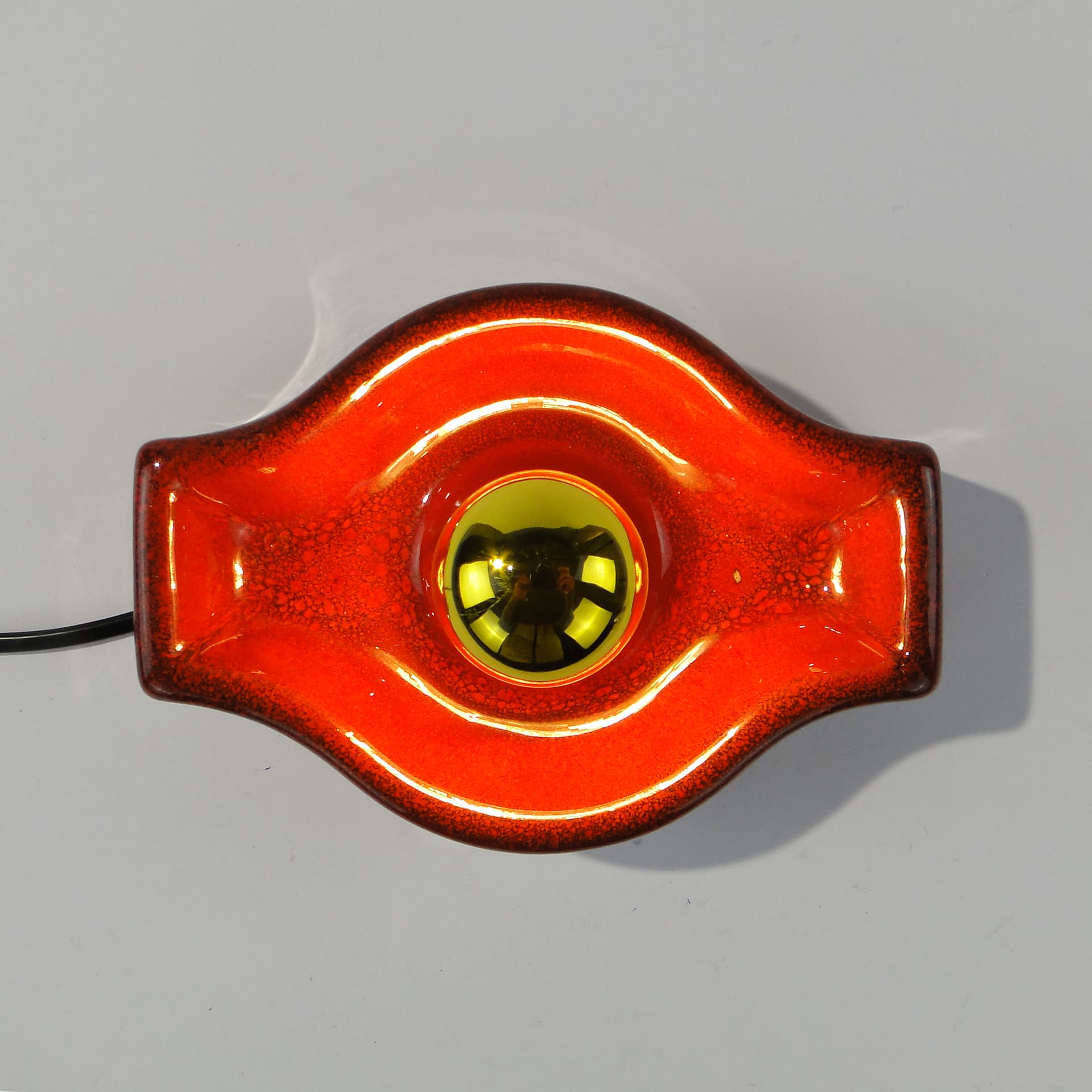 Zestaw 3 lamp ściennych ceramika glazurowana Mid-Century Modern l.50 - 123993