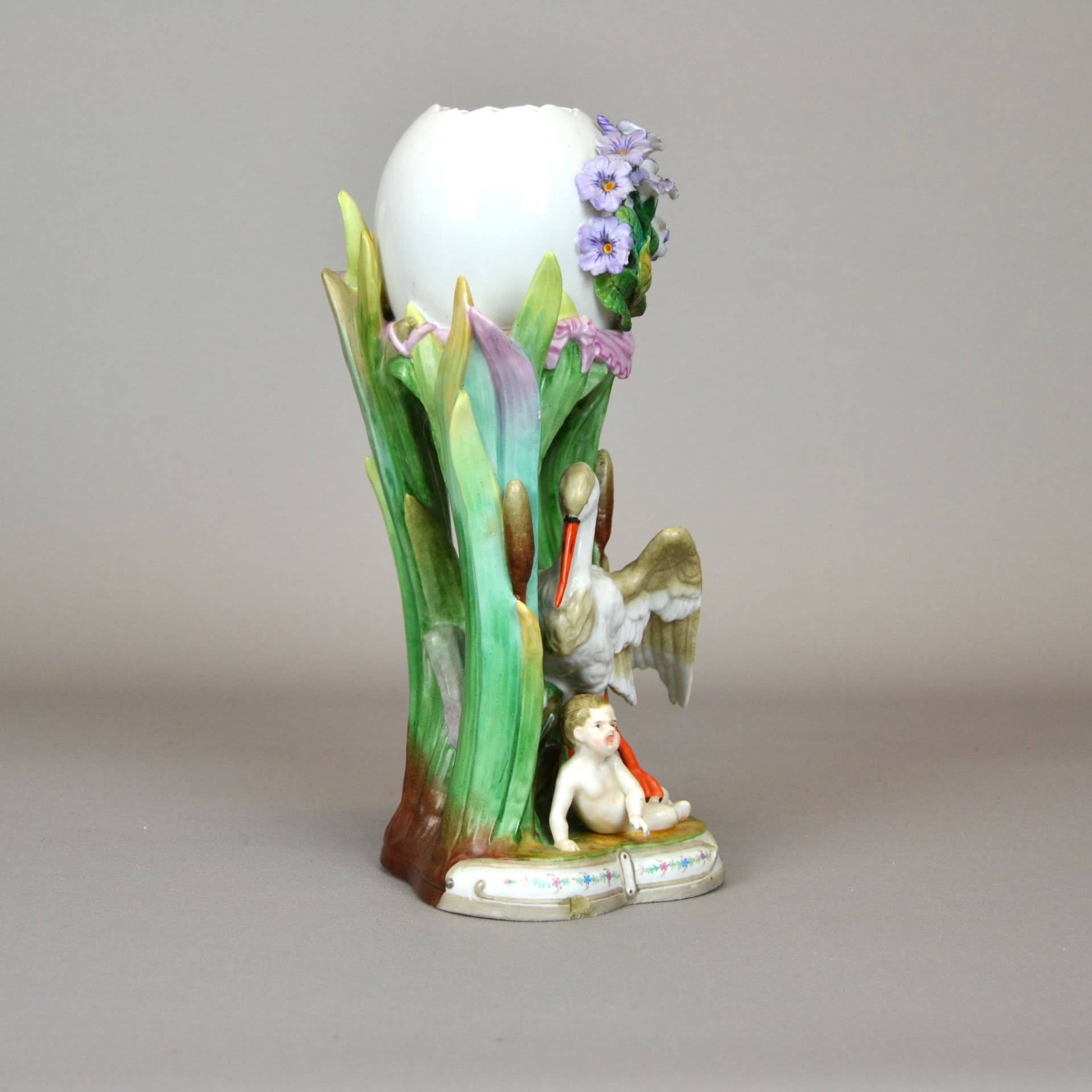 Vase Art Nouveau, white porcelain, KPM, Germany, early 20th c. - 1012