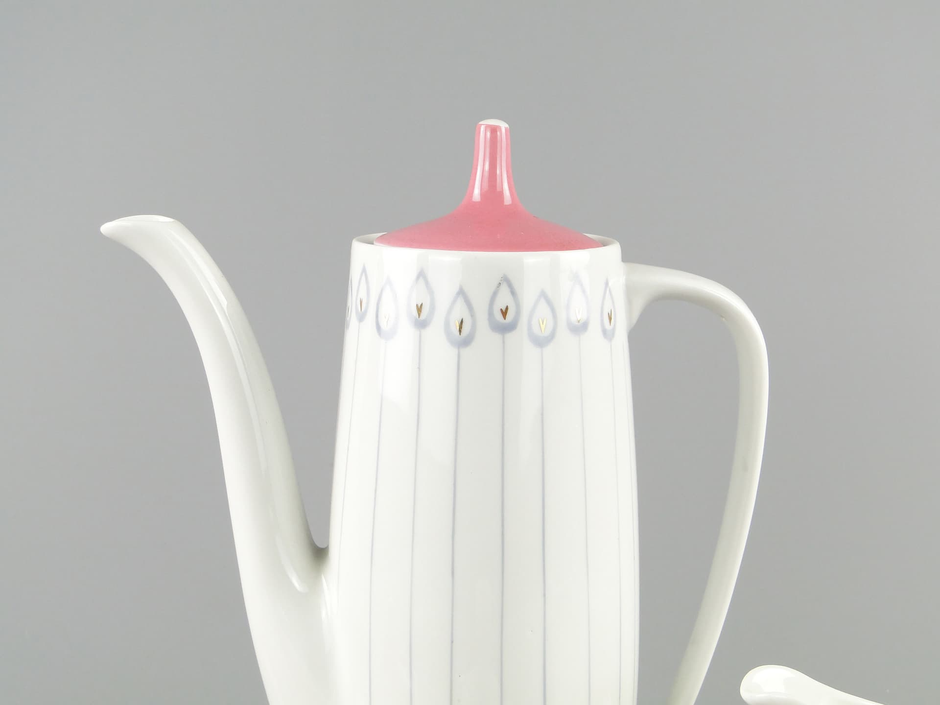 Serwis kawowy 'Goplana',  tulipany, Ćmielów l. 60 W. Potacki - 124922