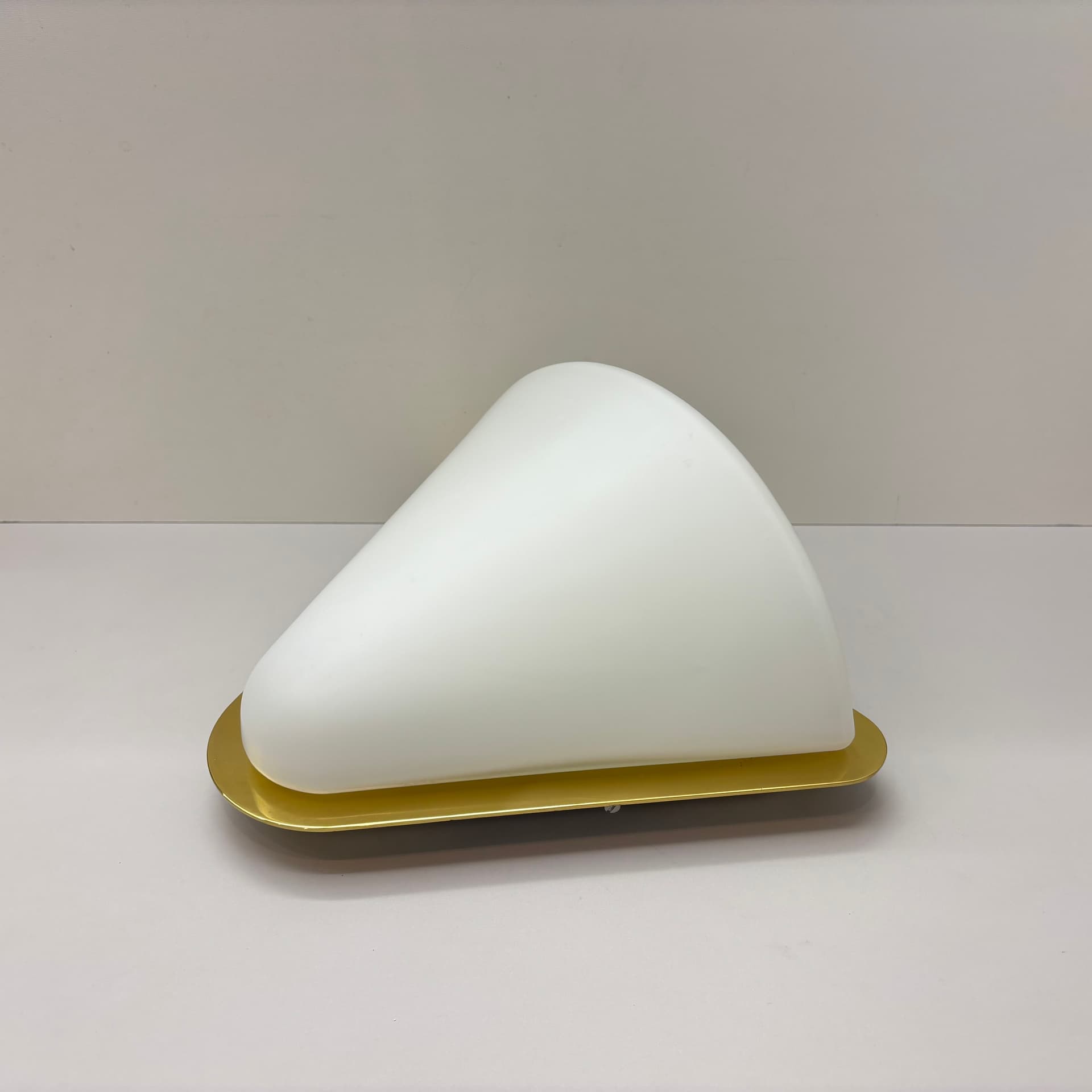 Wall light, golden brass, Sölken Leuchten, Germany, 1980s. - 124988