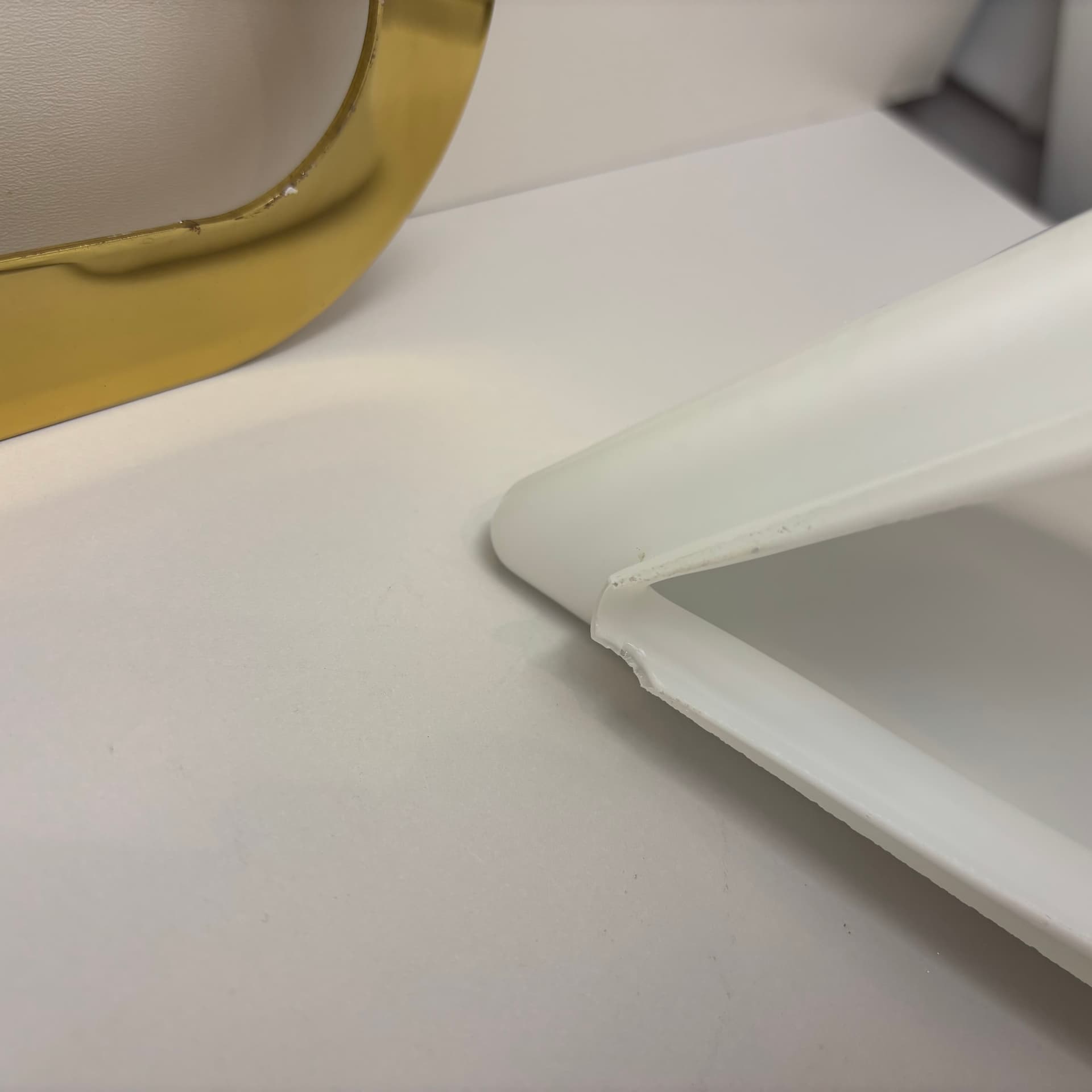 Wall light, golden brass, Sölken Leuchten, Germany, 1980s. - 124994