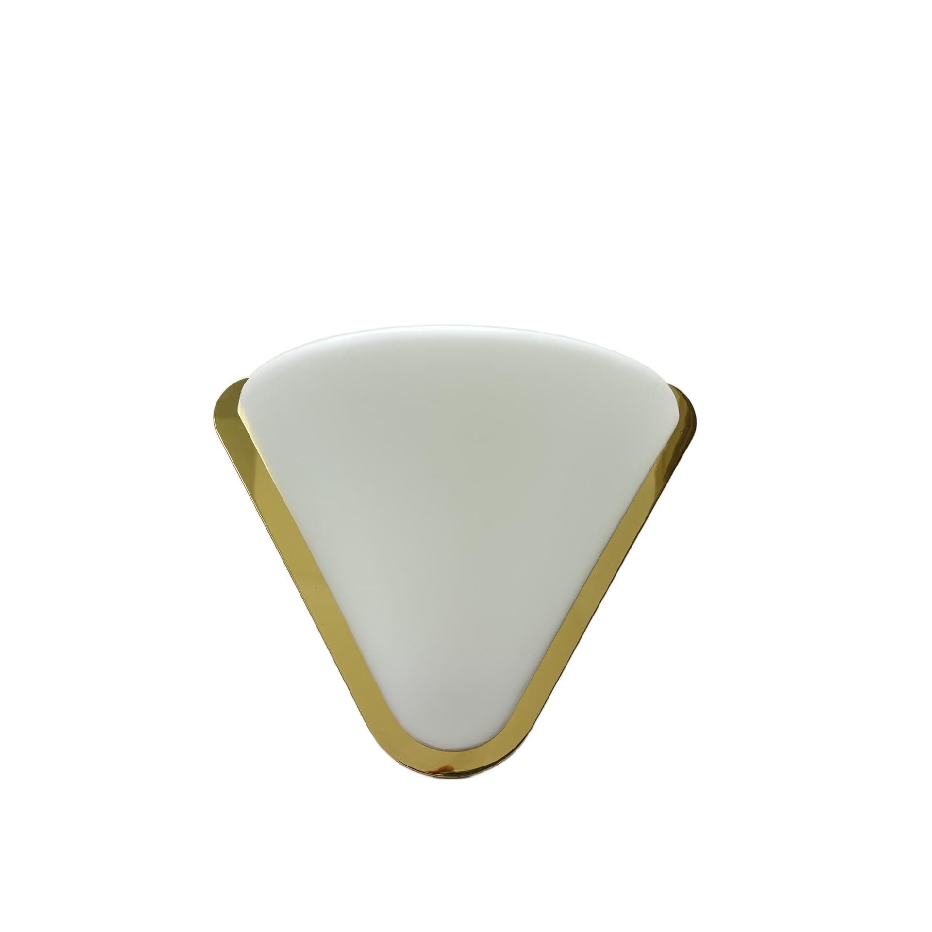 Wall light, golden brass, Sölken Leuchten, Germany, 1980s.