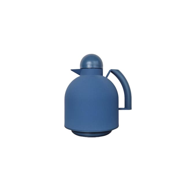 Thermos Graphite, blue, plastic, by F. Minuti, Guzzini, Italy, 1980s. - DIMENSION