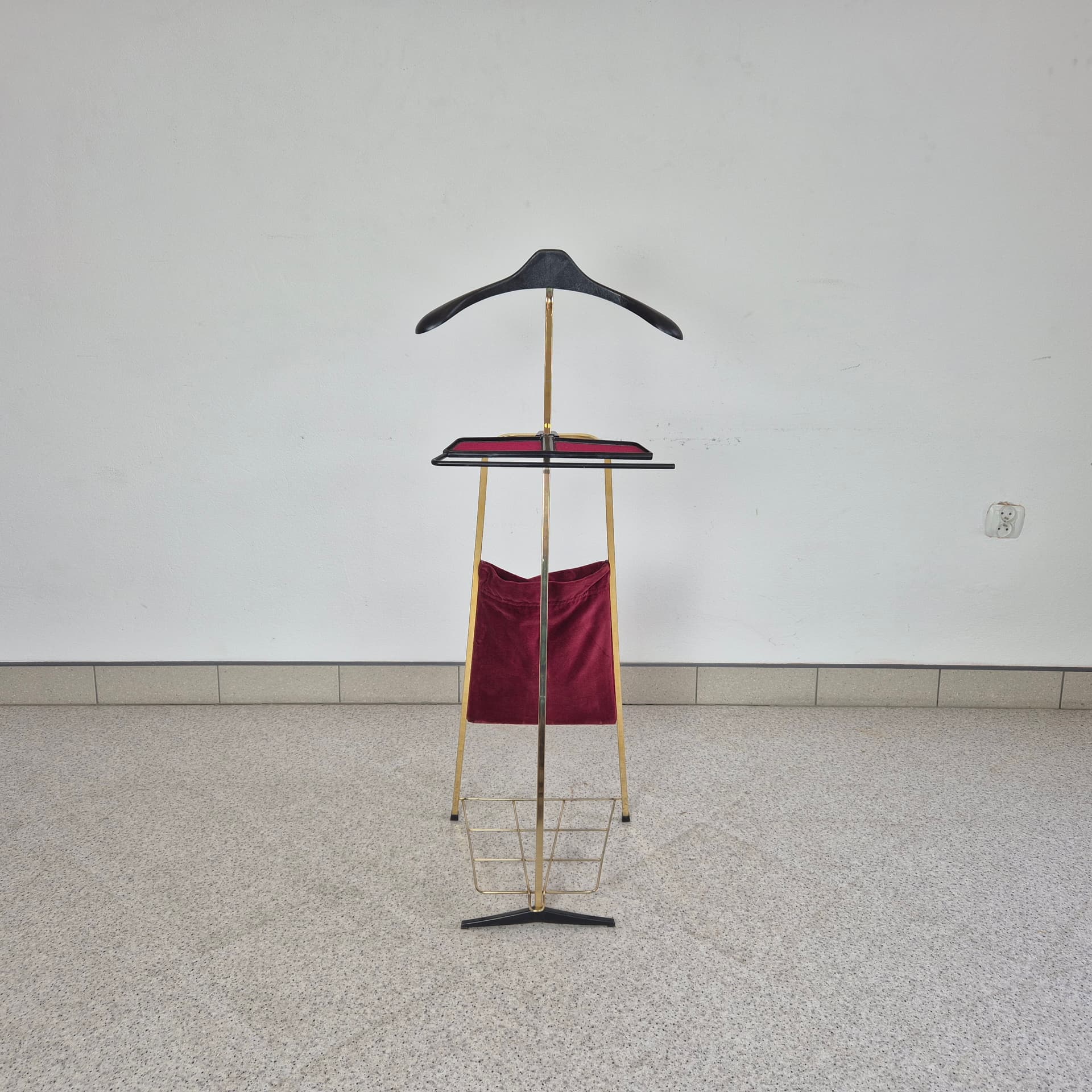 Valet Stand, golden, Germany, 1950s. - 125190